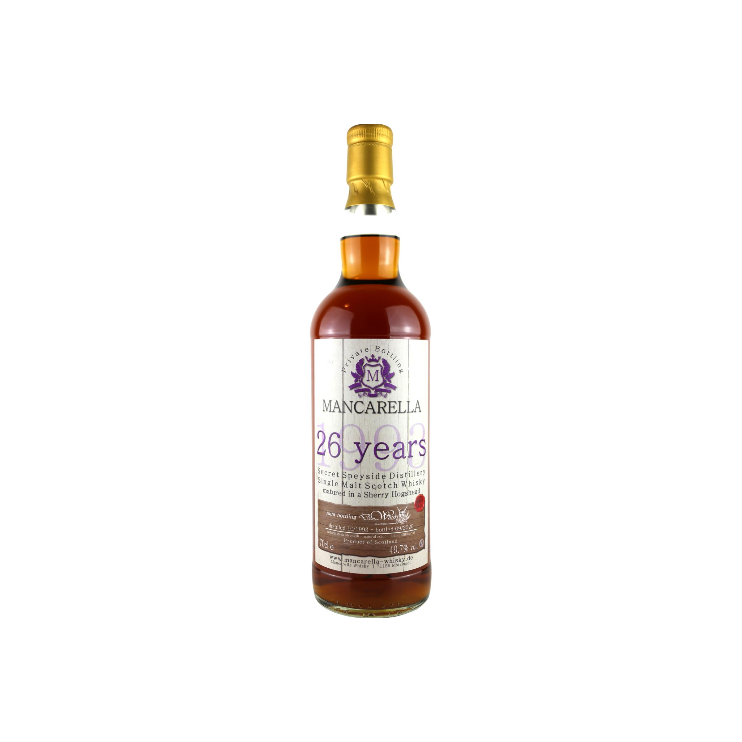 Secret Speyside Distillery 1993 Ma