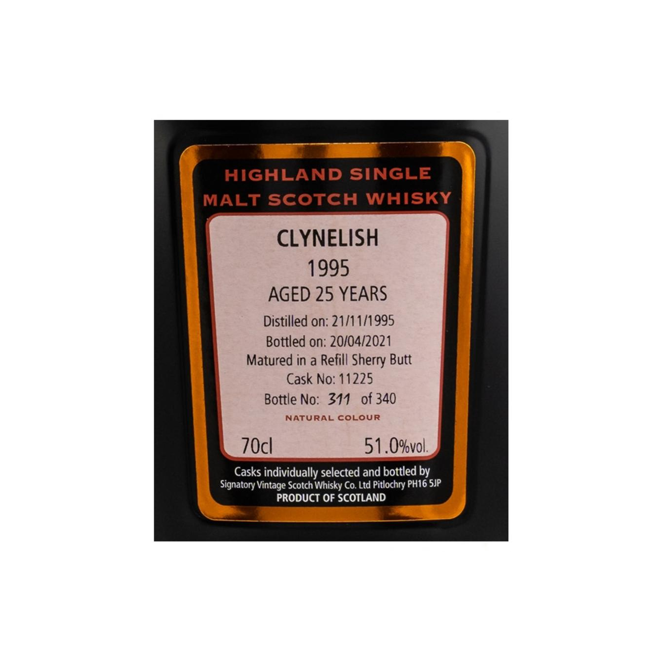 Clynelish Cask Strength Collection 1995 25 Years Single Malt Whisky 3