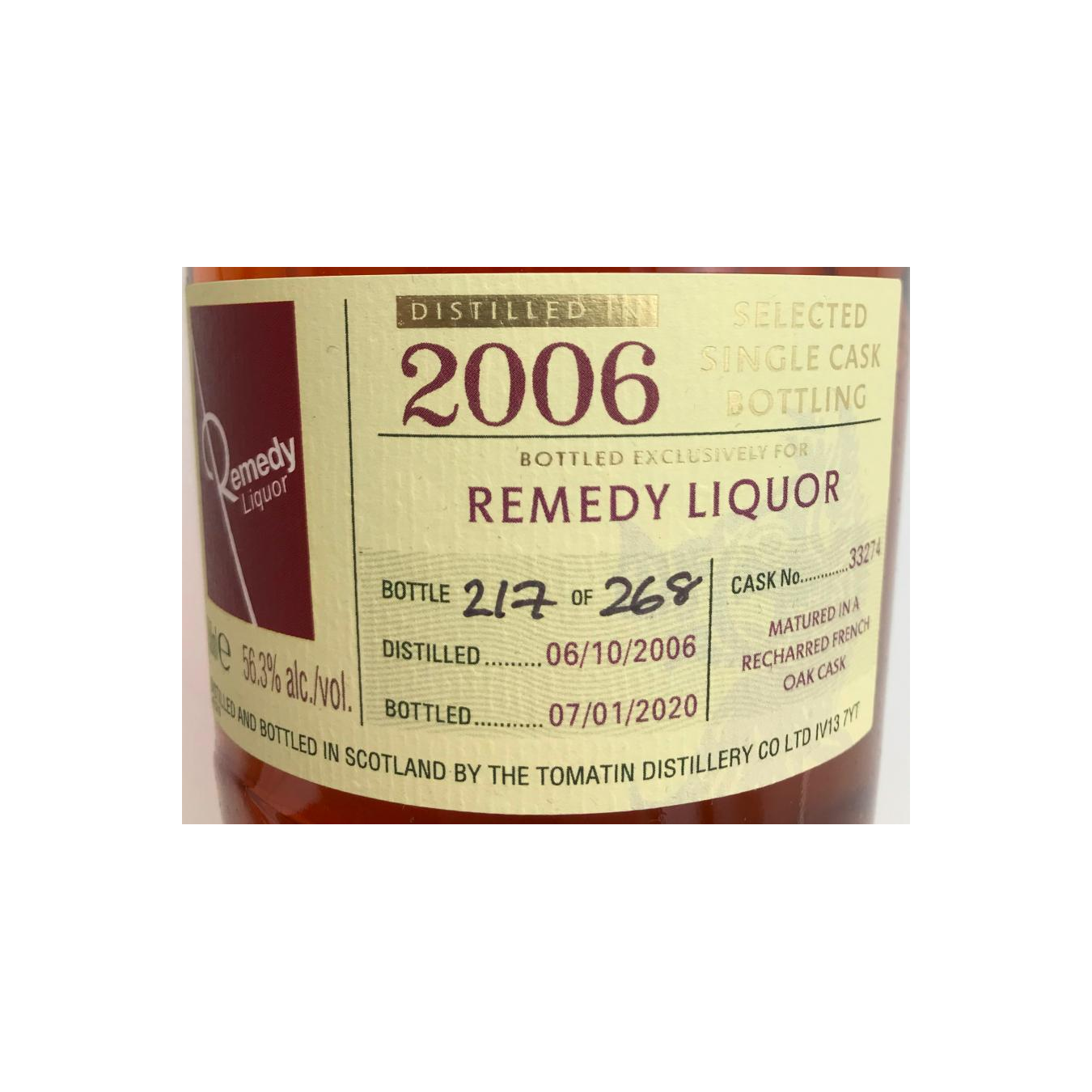 Tomatin 2006 Single Malt Whisky 2