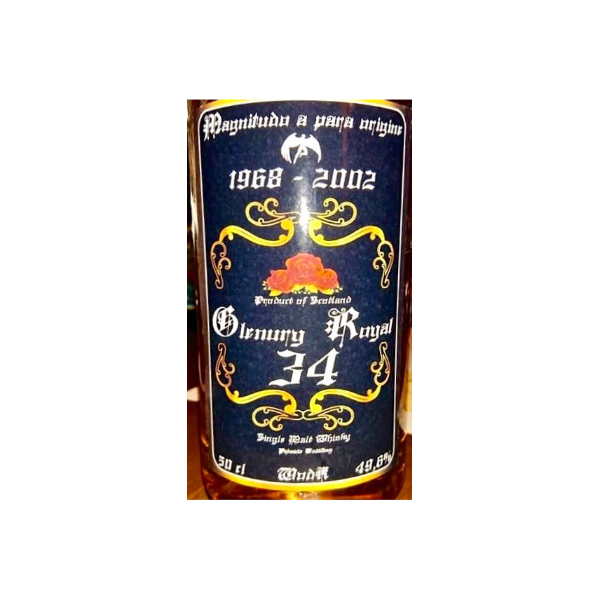 Glenury Royal Private Bottling 1968 34 Years Single Malt Whisky
