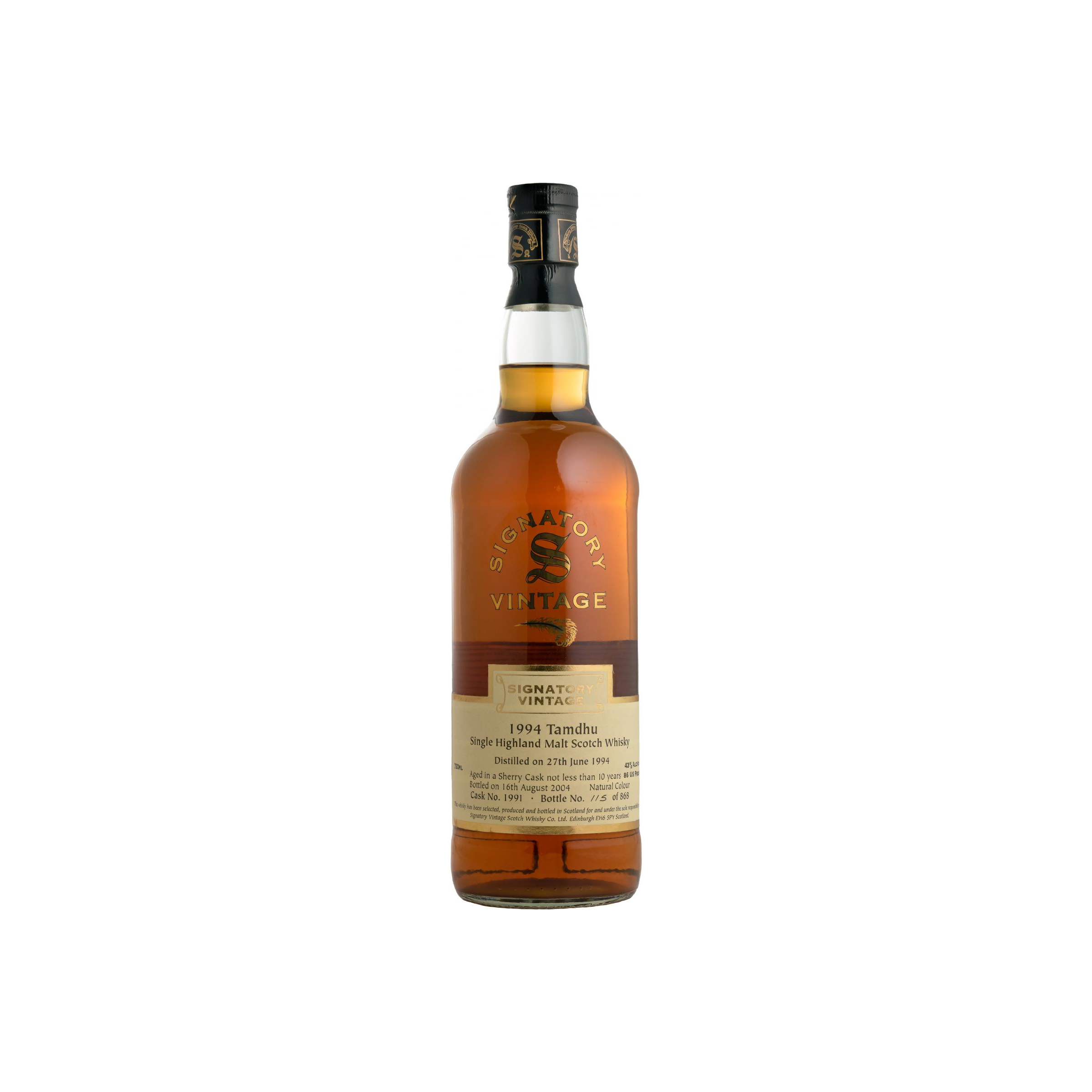 Tamdhu Vintage Collection 1994 10 Years Single Malt Whisky