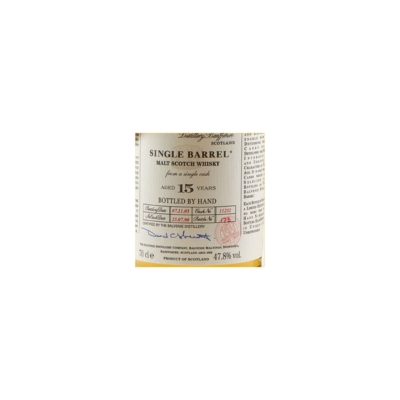 Balvenie 15-year-old