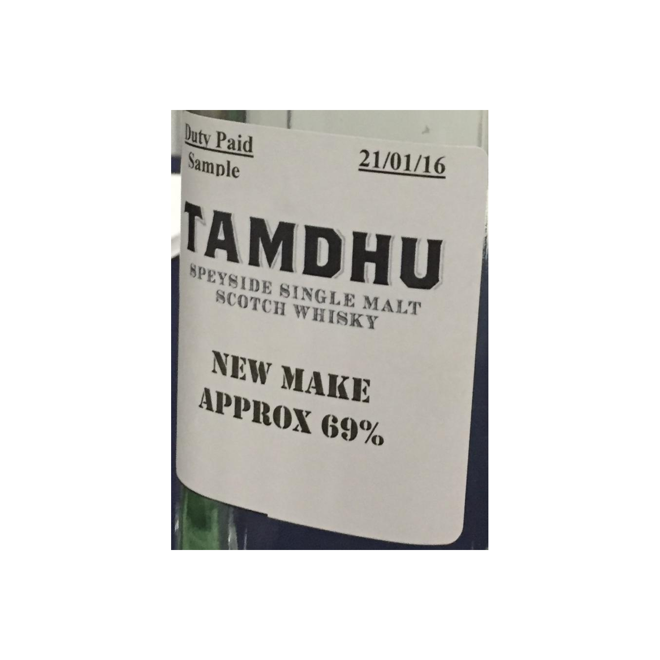 Tamdhu 2016 Spirit Whisky