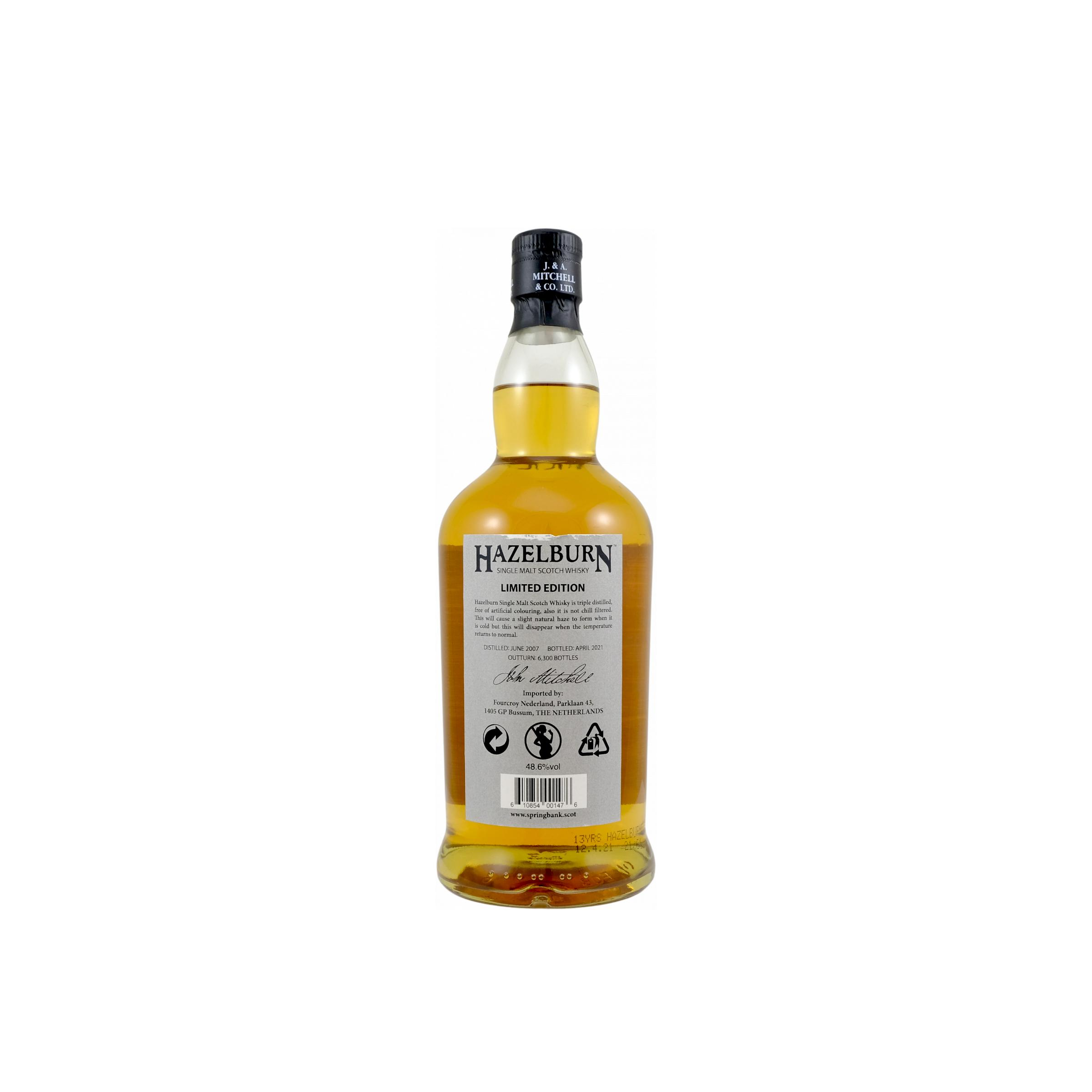Hazelburn Limited Edition 2007 13 Years Single Malt Whisky 2