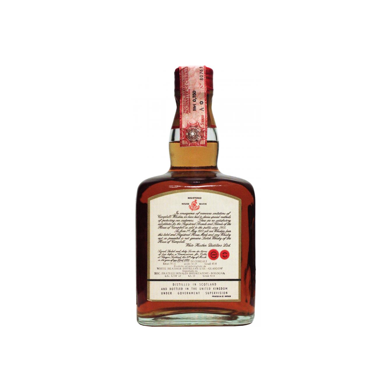 White Heather Blended Scotch Whisky De Luxe 2