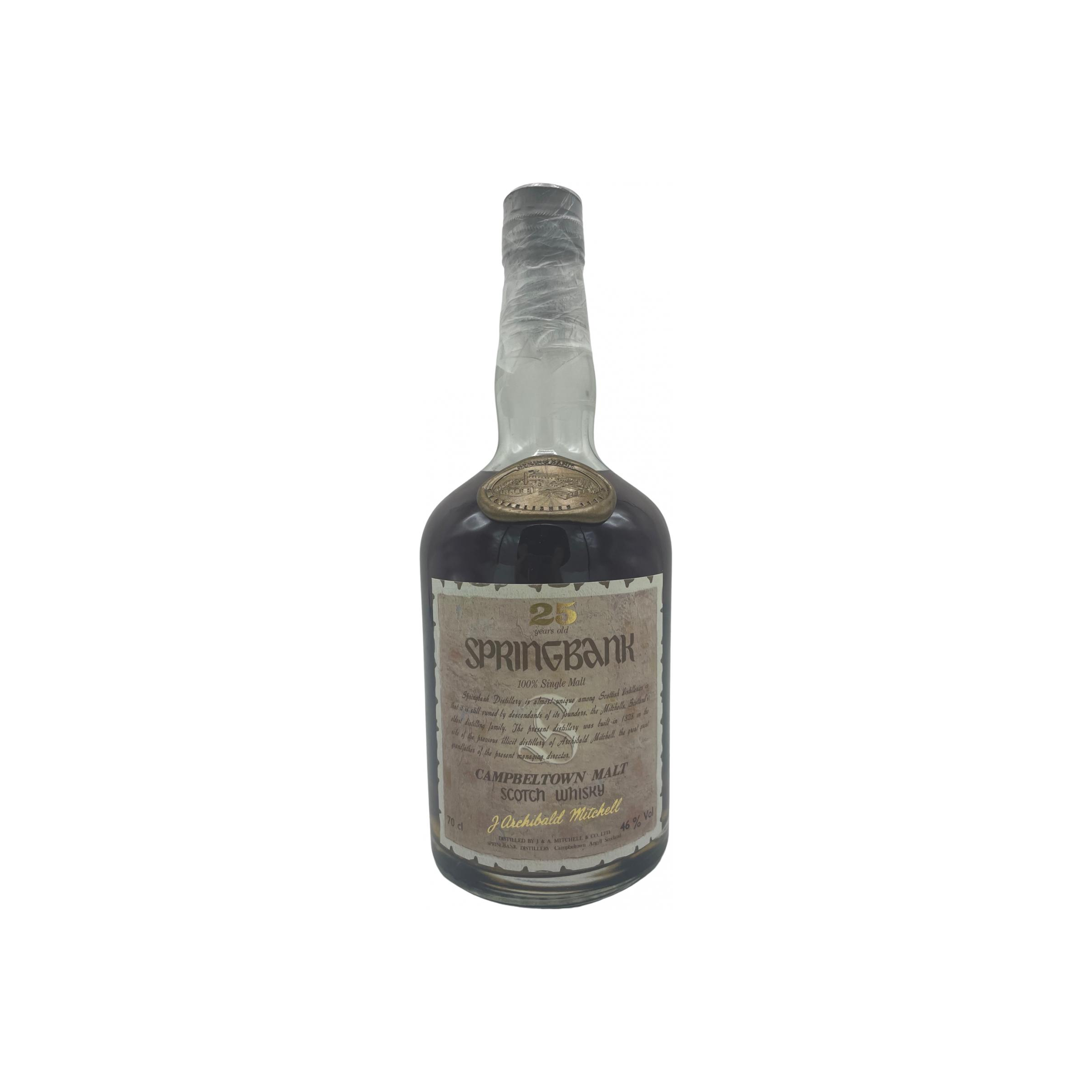 Springbank 25 Years Single Malt Whisky