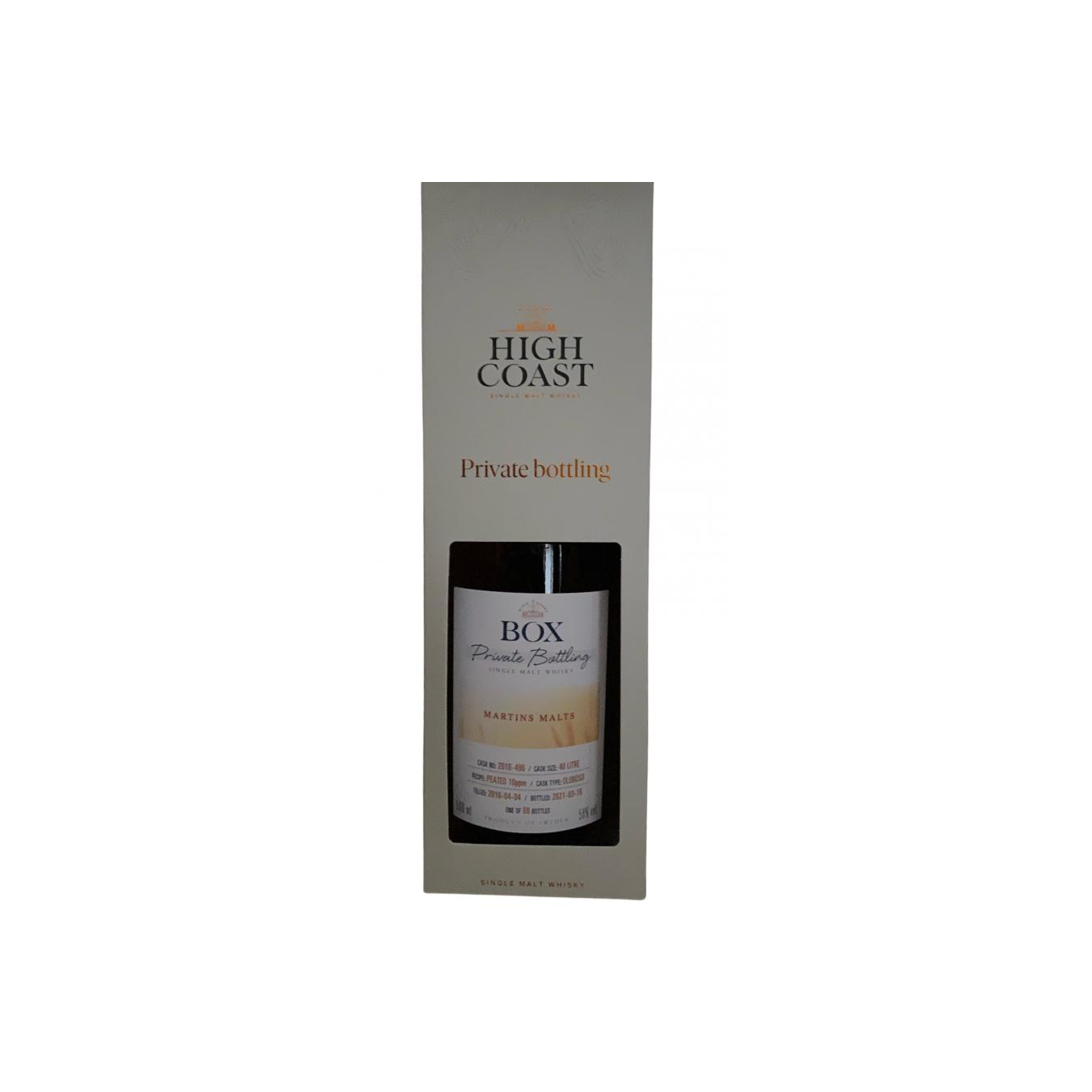 Box Private Bottling 2016 Single Malt Whisky