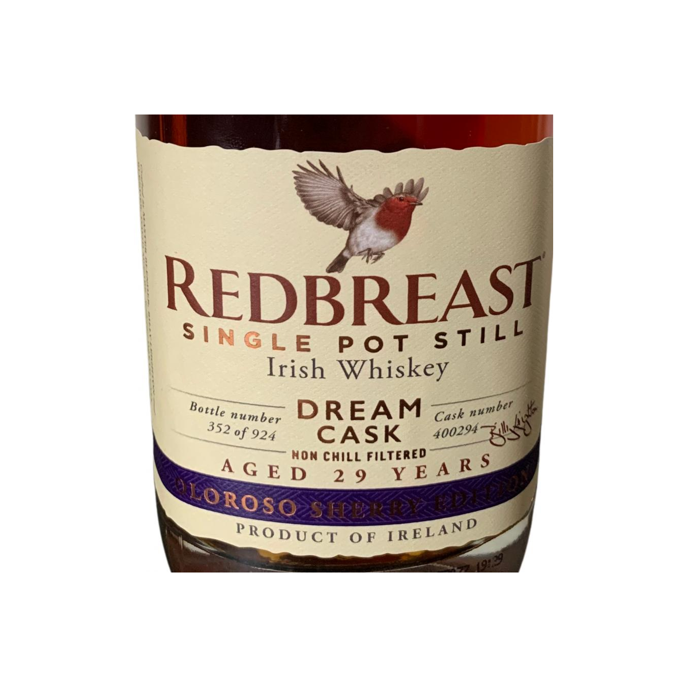 Redbreast 29 Years Single Pot Still Whisky 2