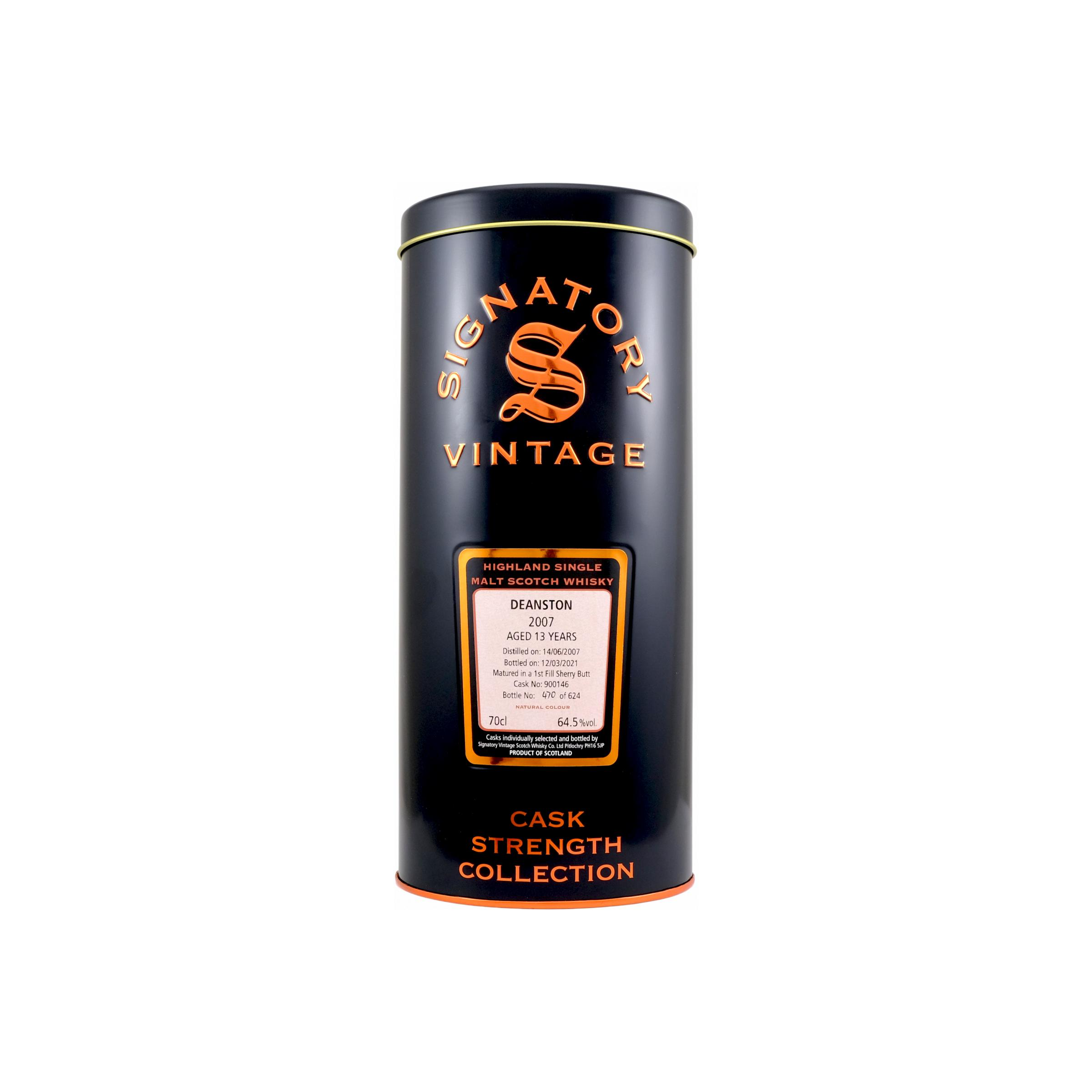 Deanston Cask Strength Collection 2007 13 Years Single Malt Whisky 2