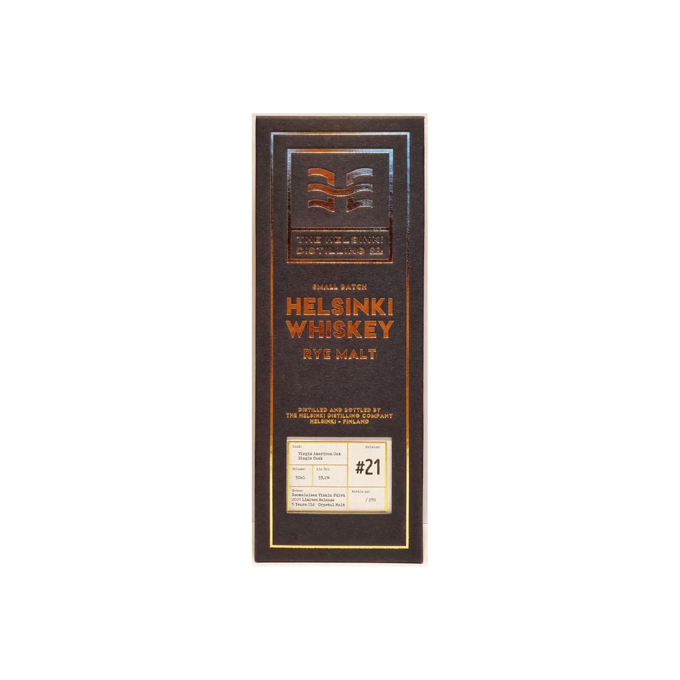 Helsinki Whiskey Rye Malt - Release #21 3