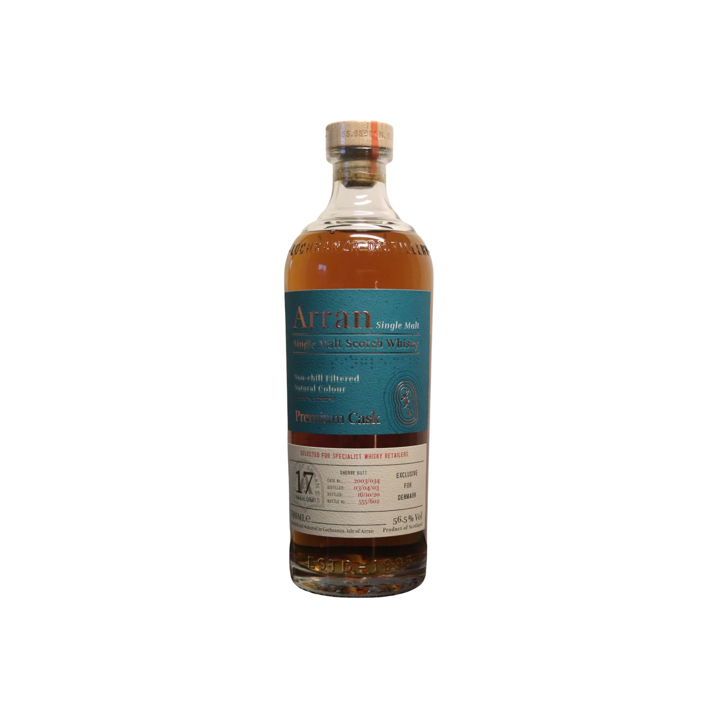 Arran 2003 17 Years Single Malt Whisky
