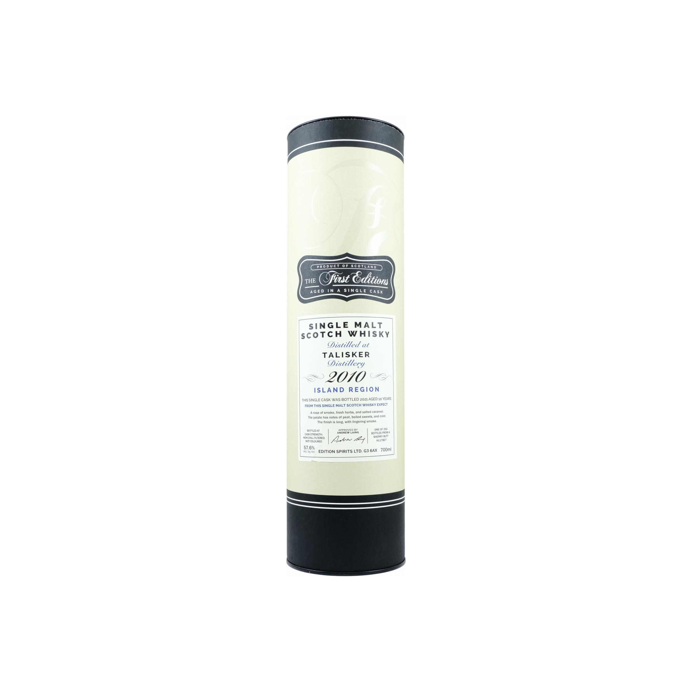 Talisker The First Editions 2010 10 Years Single Malt Whisky 2