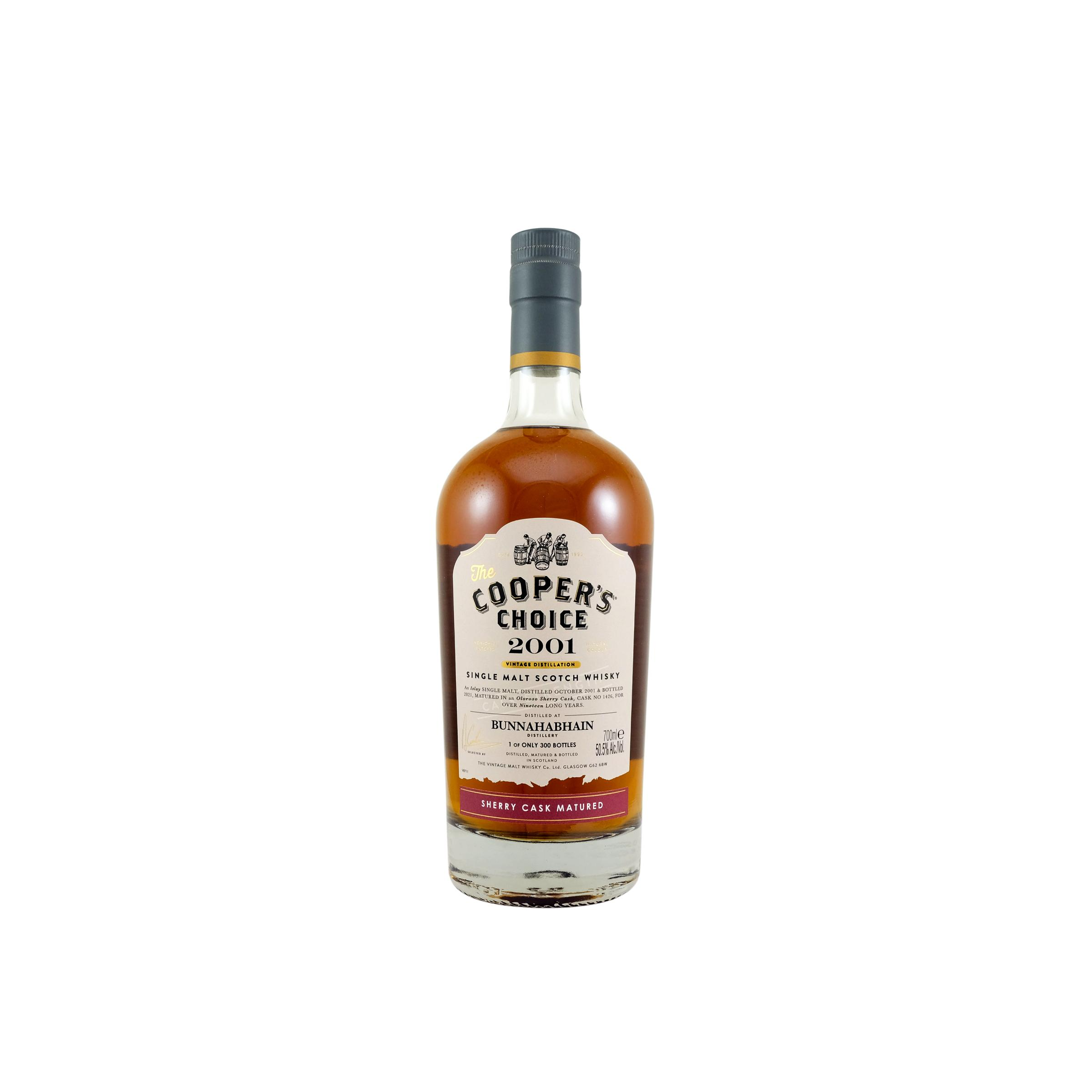 Bunnahabhain The Cooper's Choice 2001 19 Years Single Malt Whisky