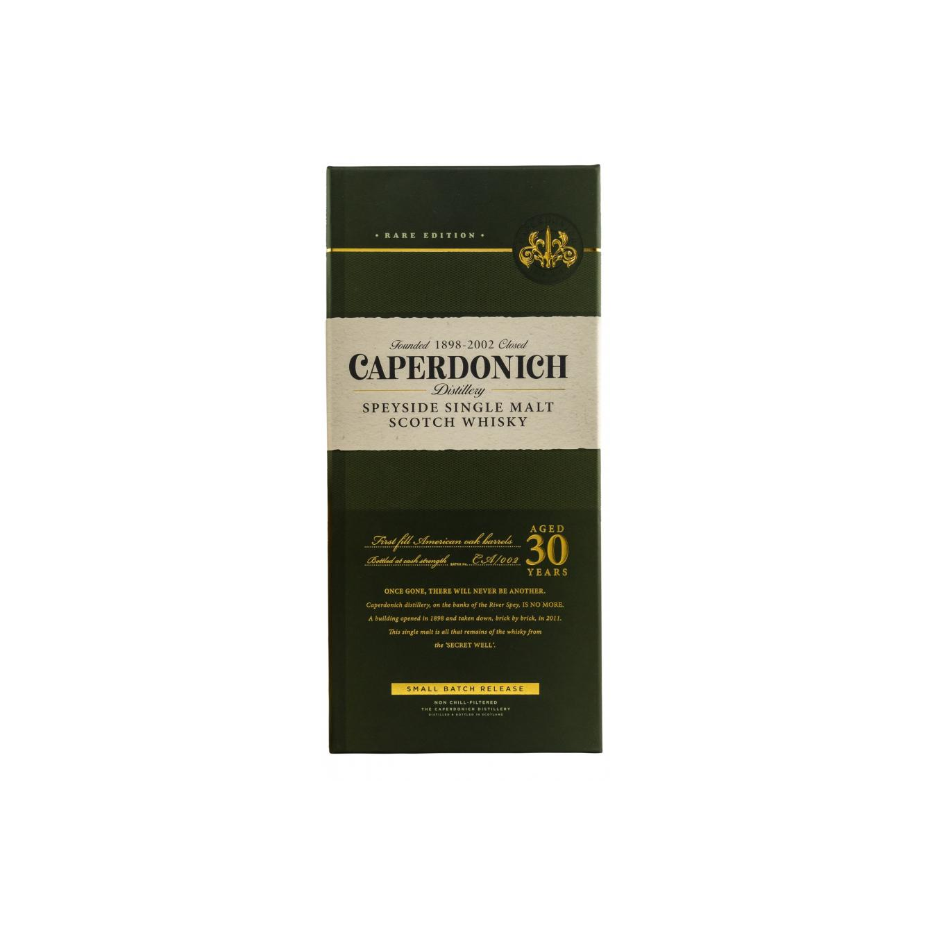 Caperdonich 30 Years Single Malt Whisky 3