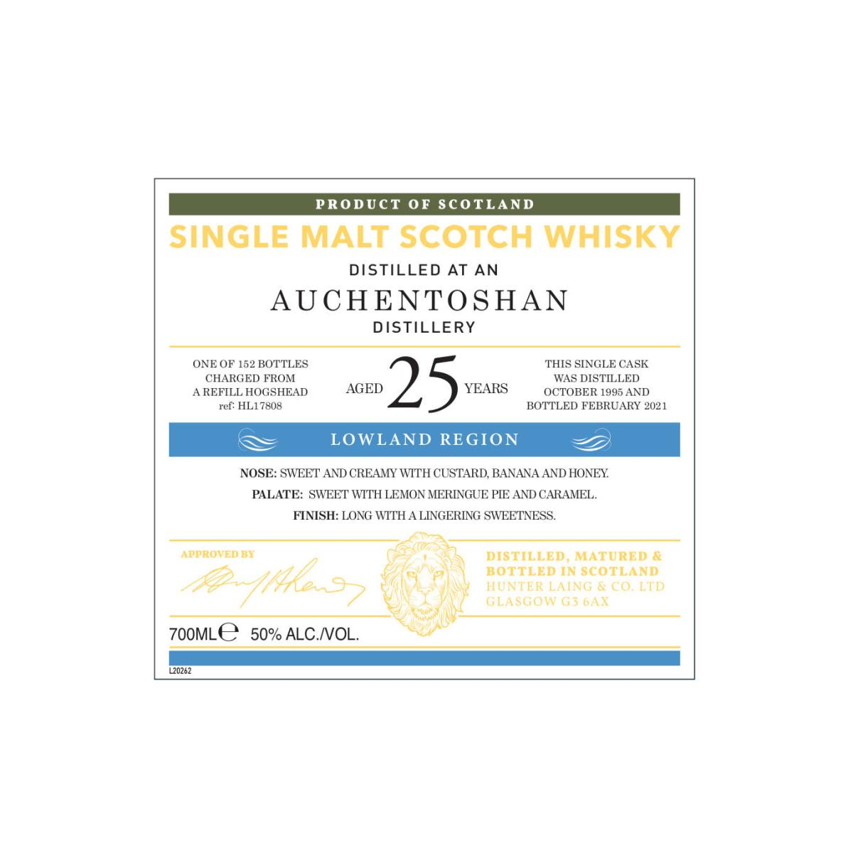 Auchentoshan 1995 25 Years Single Malt Whisky 3
