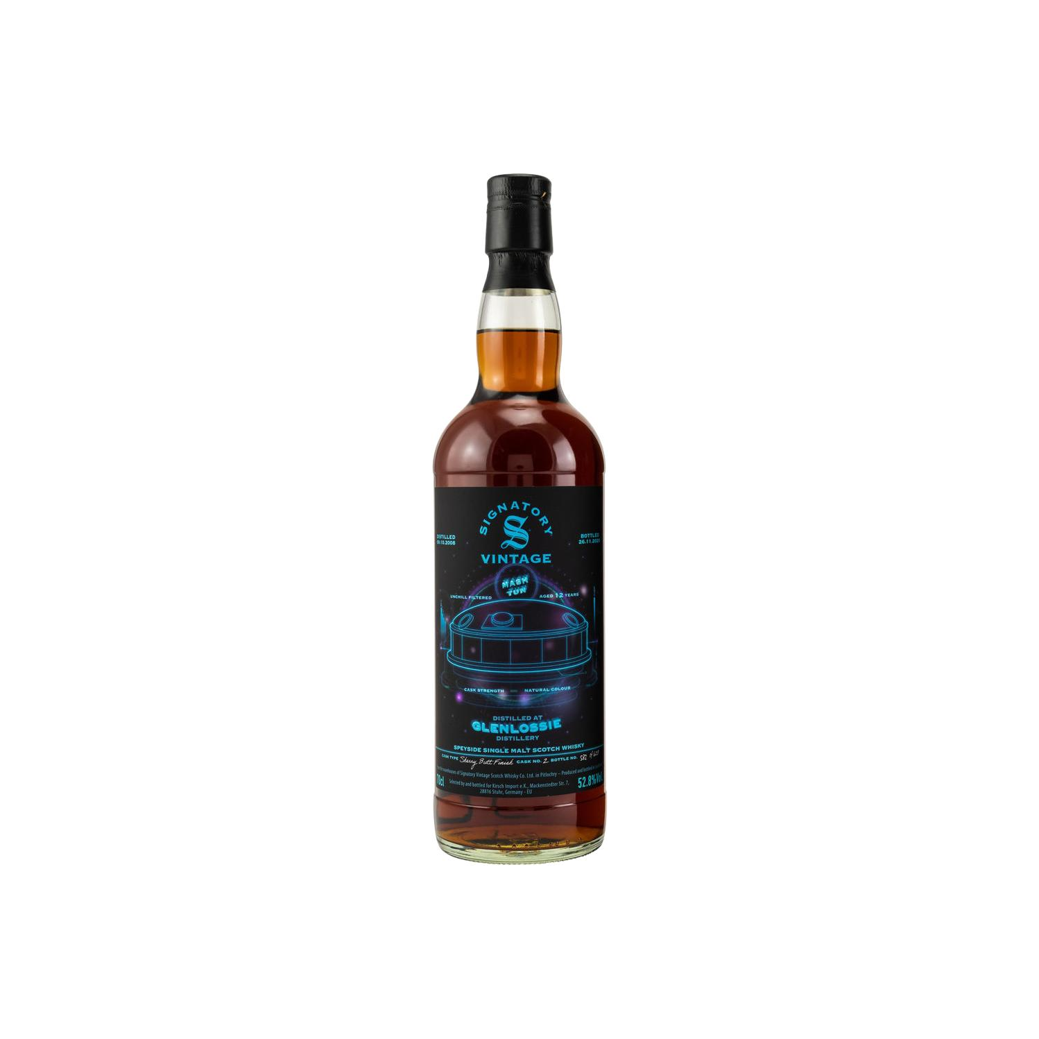 Glenlossie Cask Strength Collection 2008 12 Years Single Malt Whisky