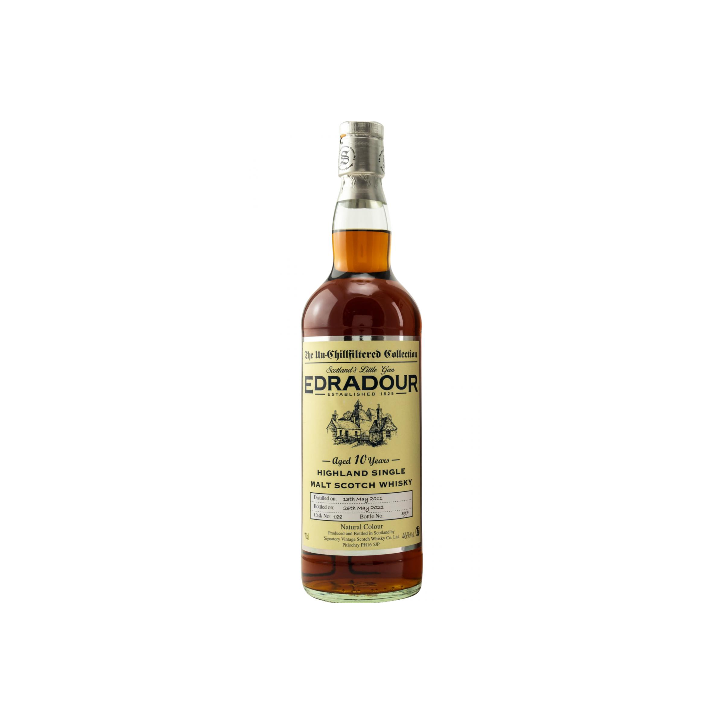 Edradour The Un-Chillfiltered Collection 2011 10 Years Single Malt Whisky