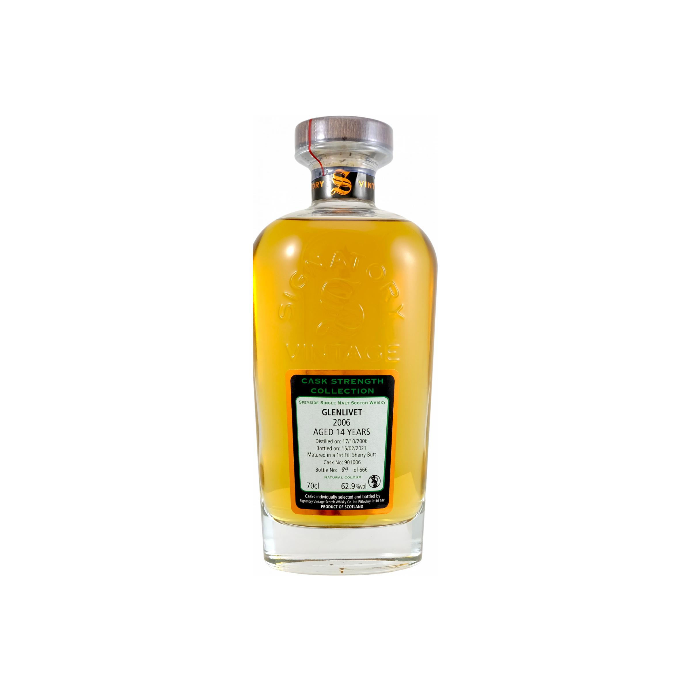 The Glenlivet Cask Strength Collection 2006 14 Years Single Malt Whisky