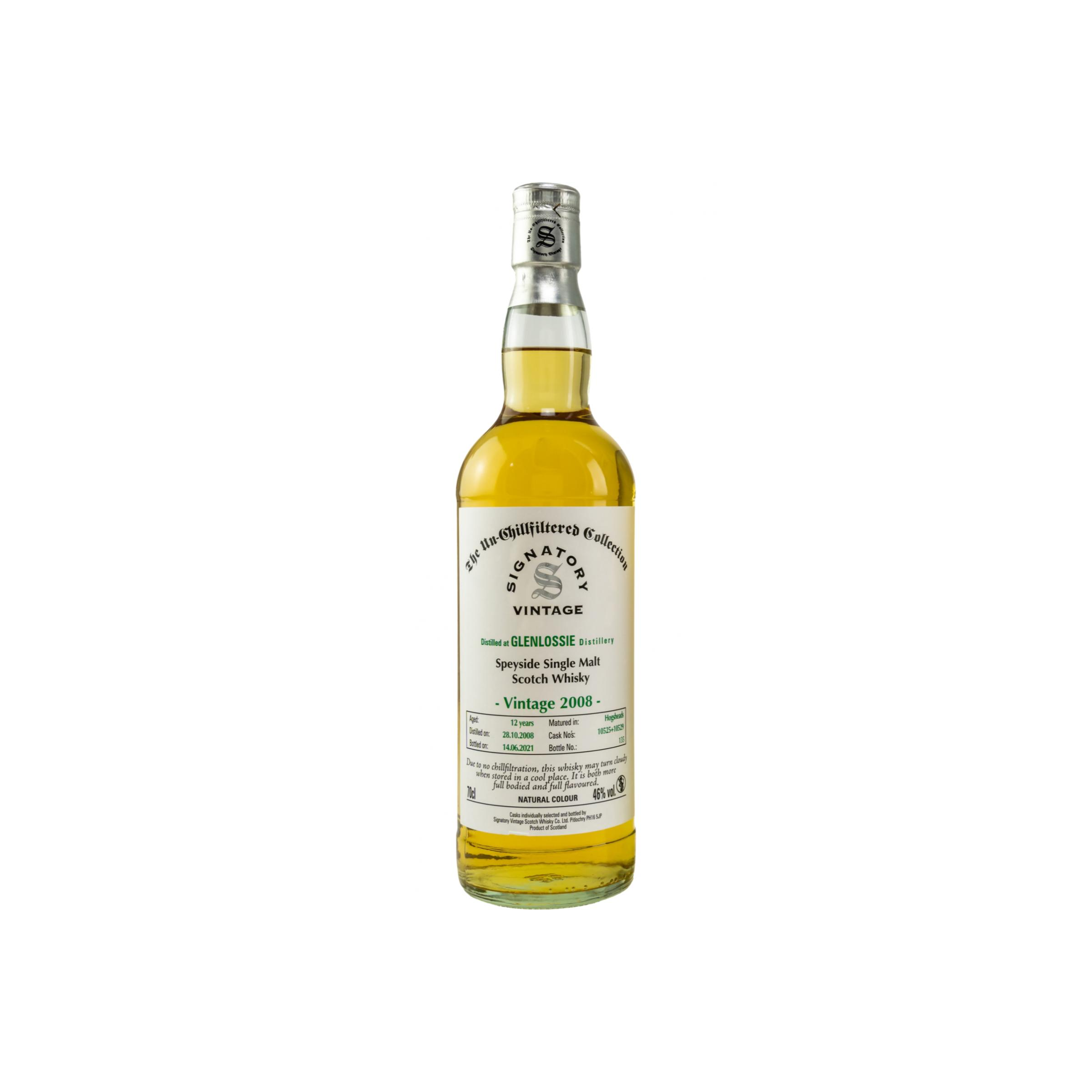 Glenlossie The Un-Chillfiltered Collection 2008 12 Years Single Malt Whisky