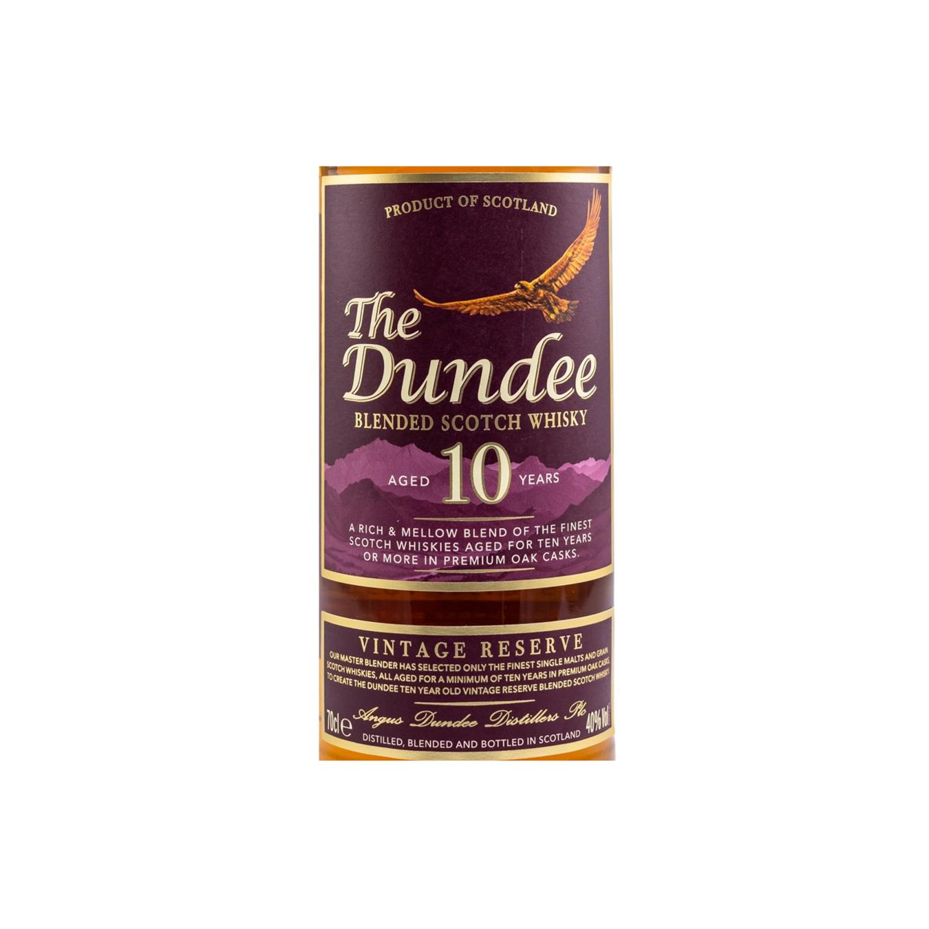 The Dundee 10 Years Blended Malt Whisky 3