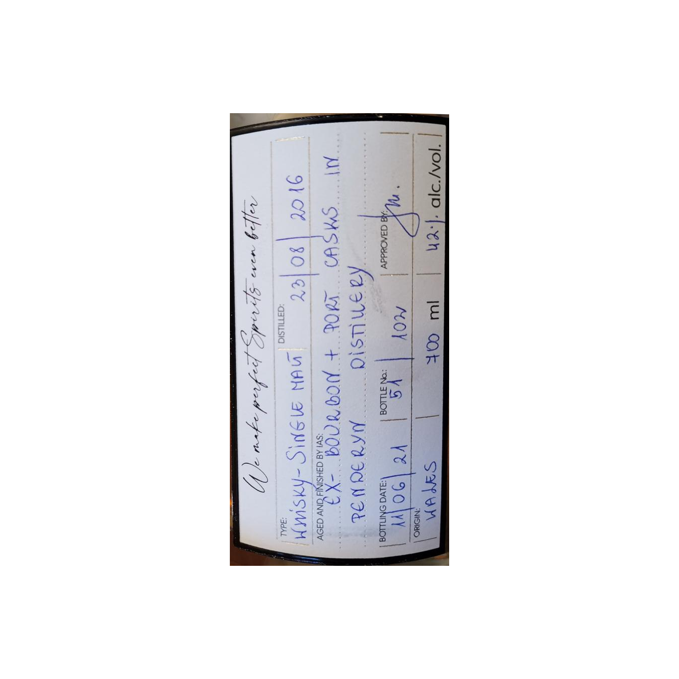 Penderyn 2016 Single Malt Whisky