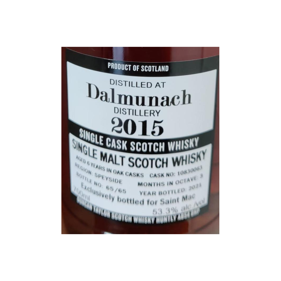 Dalmunach The Octave 2015 6 Years Single Malt Whisky