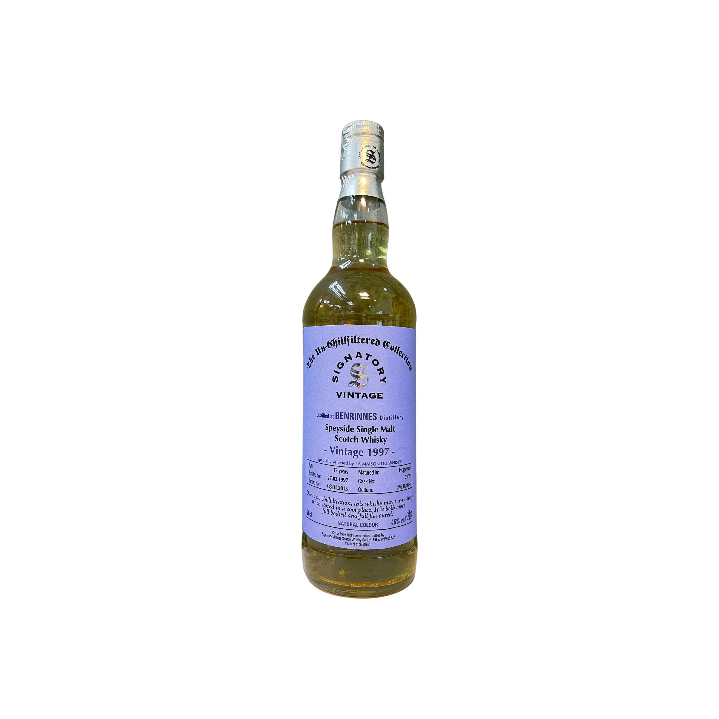Benrinnes The Un-Chillfiltered Collection 1997 17 Years Single Malt Whisky