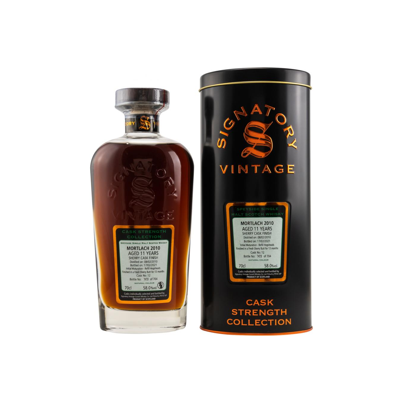 Mortlach Cask Strength Collection 2010 11 Years Single Malt Whisky 2