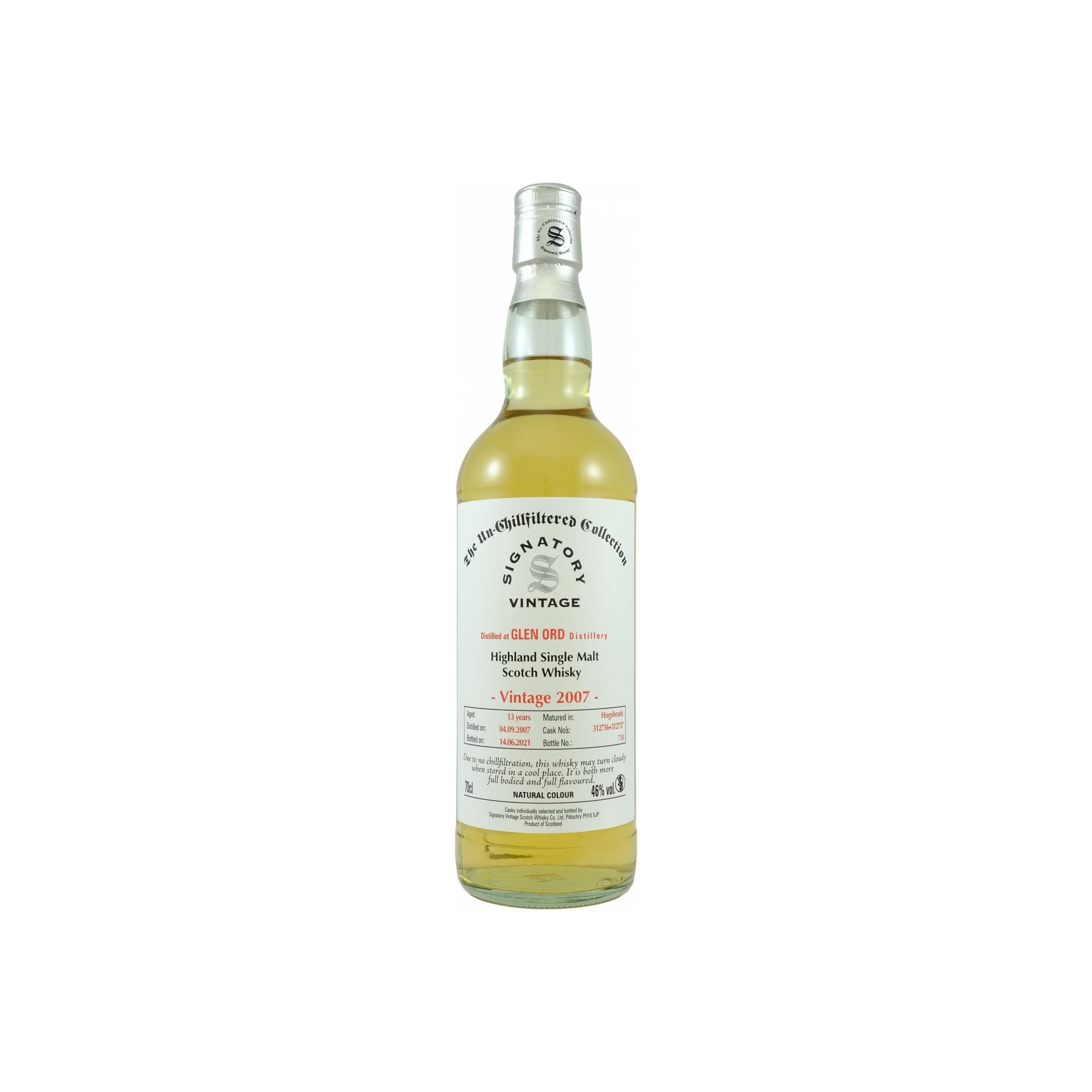 Glen Ord The Un-Chillfiltered Collection 2007 13 Years Single Malt Whisky