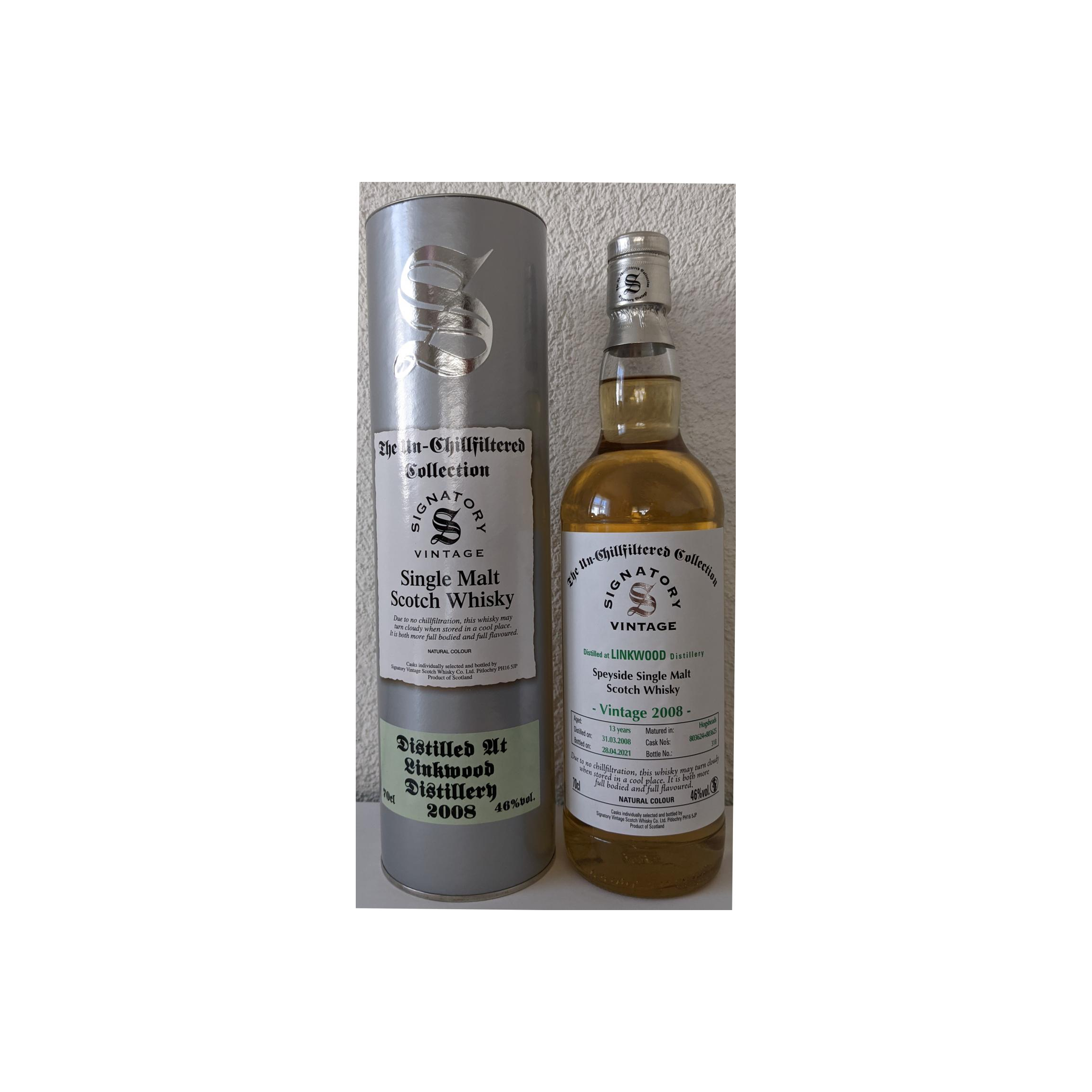 Linkwood The Un-Chillfiltered Collection 2008 13 Years Single Malt Whisky 2