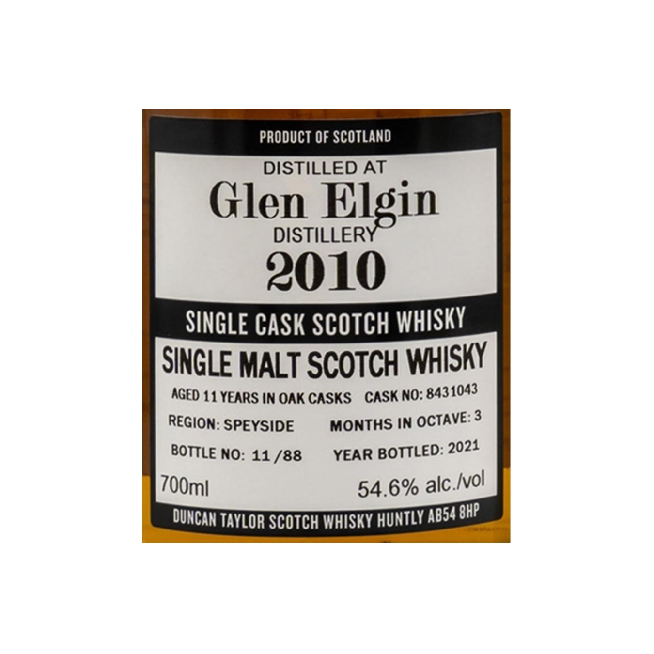 Glen Elgin The Octave 2010 11 Years Single Malt Whisky 3