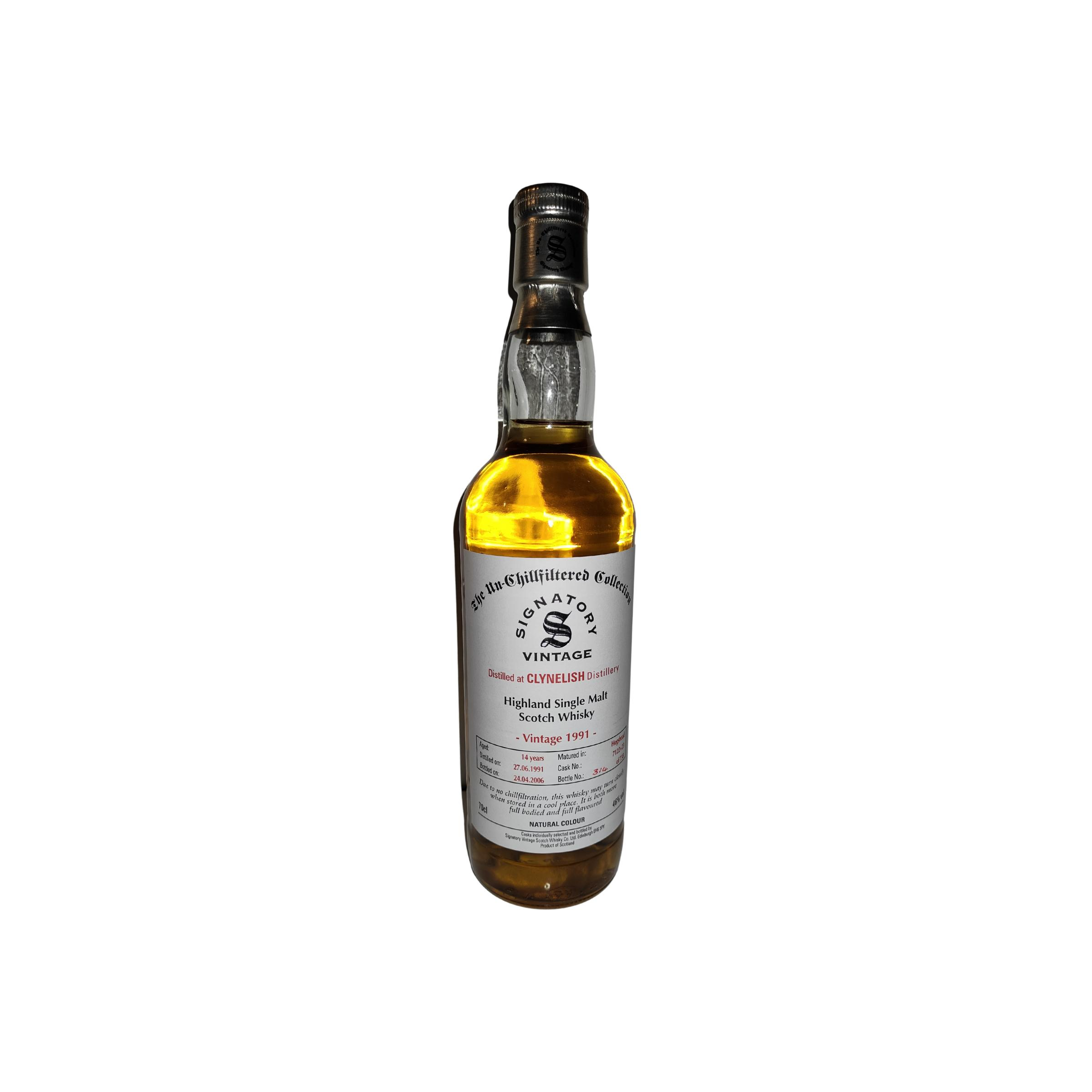 Clynelish The Un-Chillfiltered Collection 1991 14 Years Single Malt Whisky