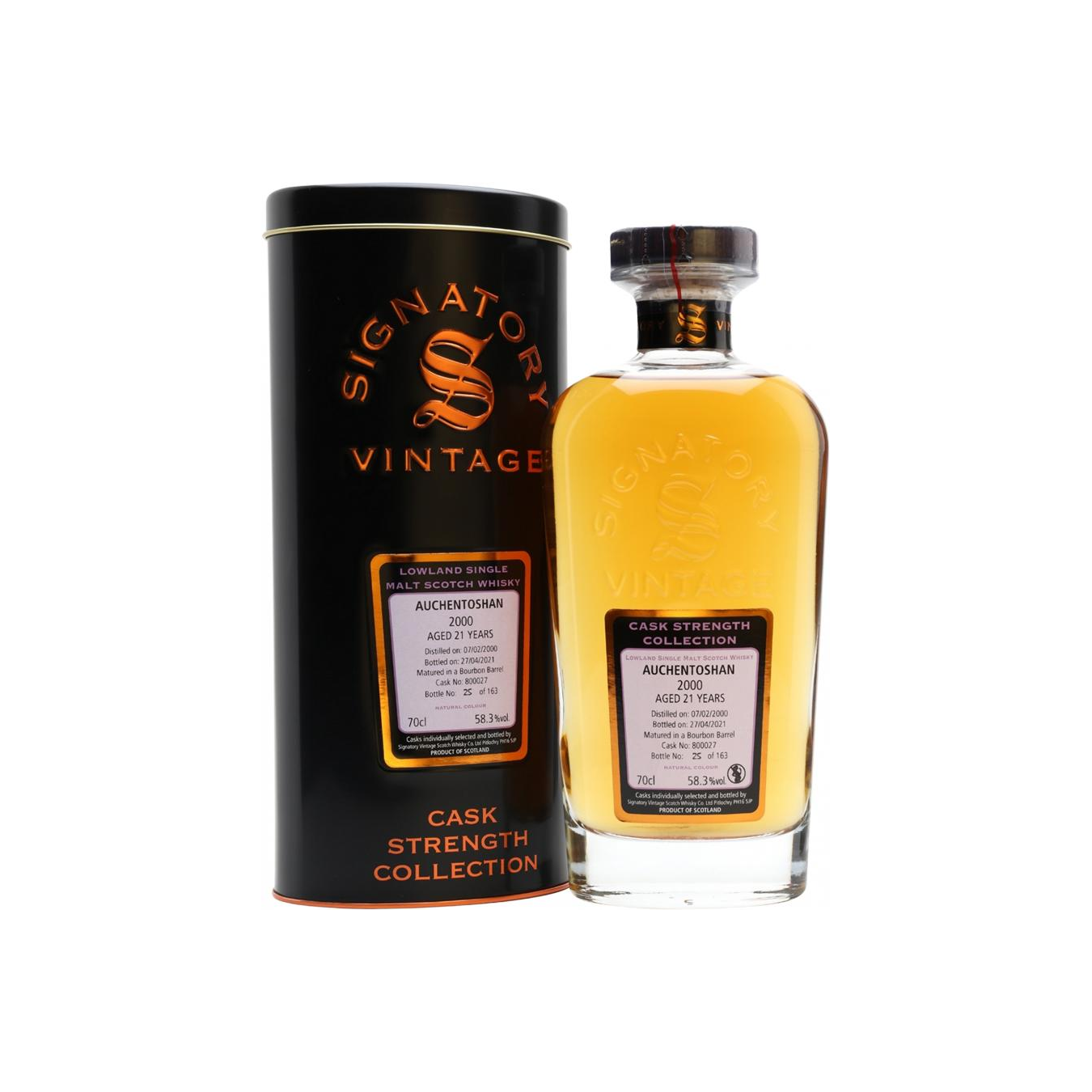 Auchentoshan Cask Strength Collection 2000 21 Years Single Malt Whisky