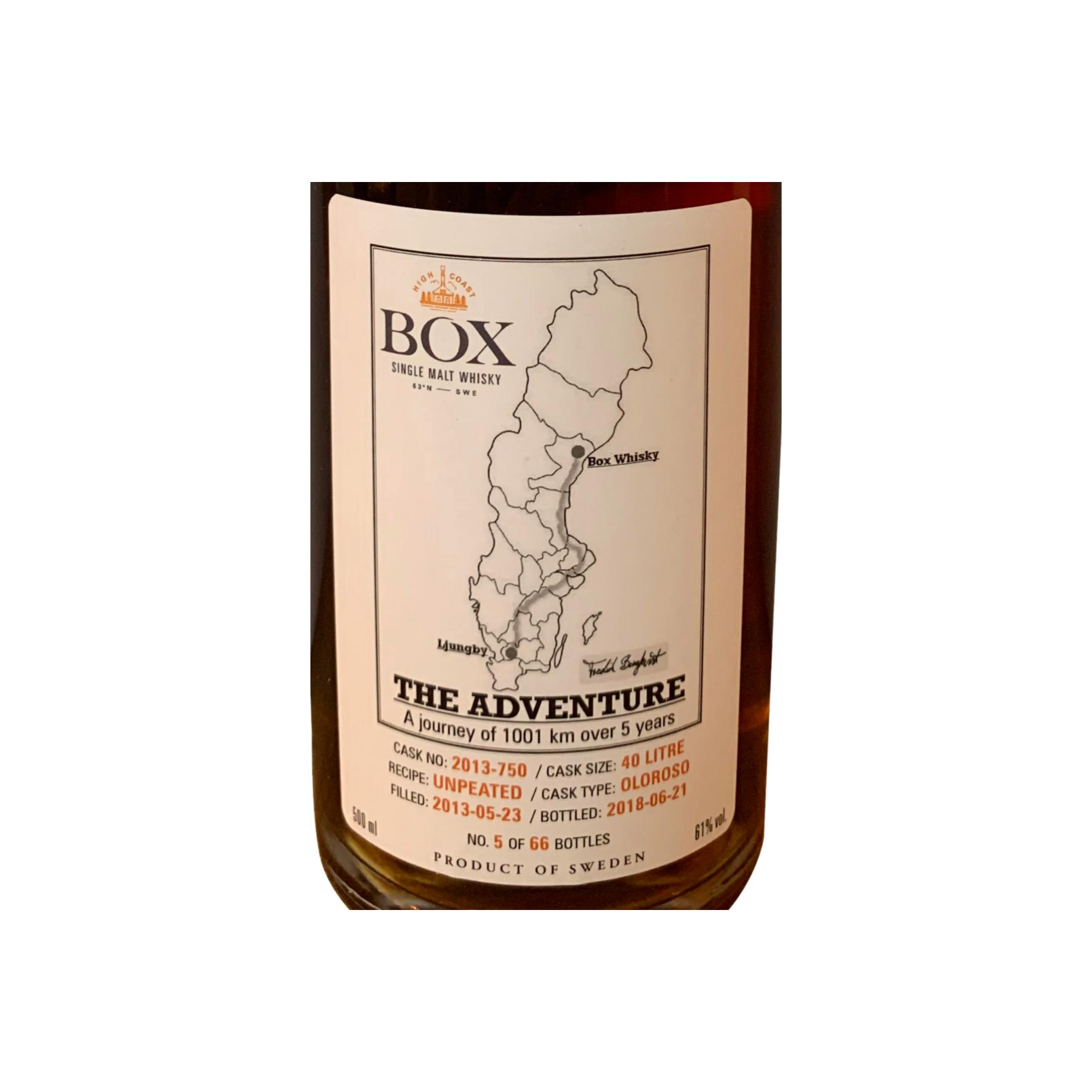 Box Private Bottling 2013 Single Malt Whisky 2