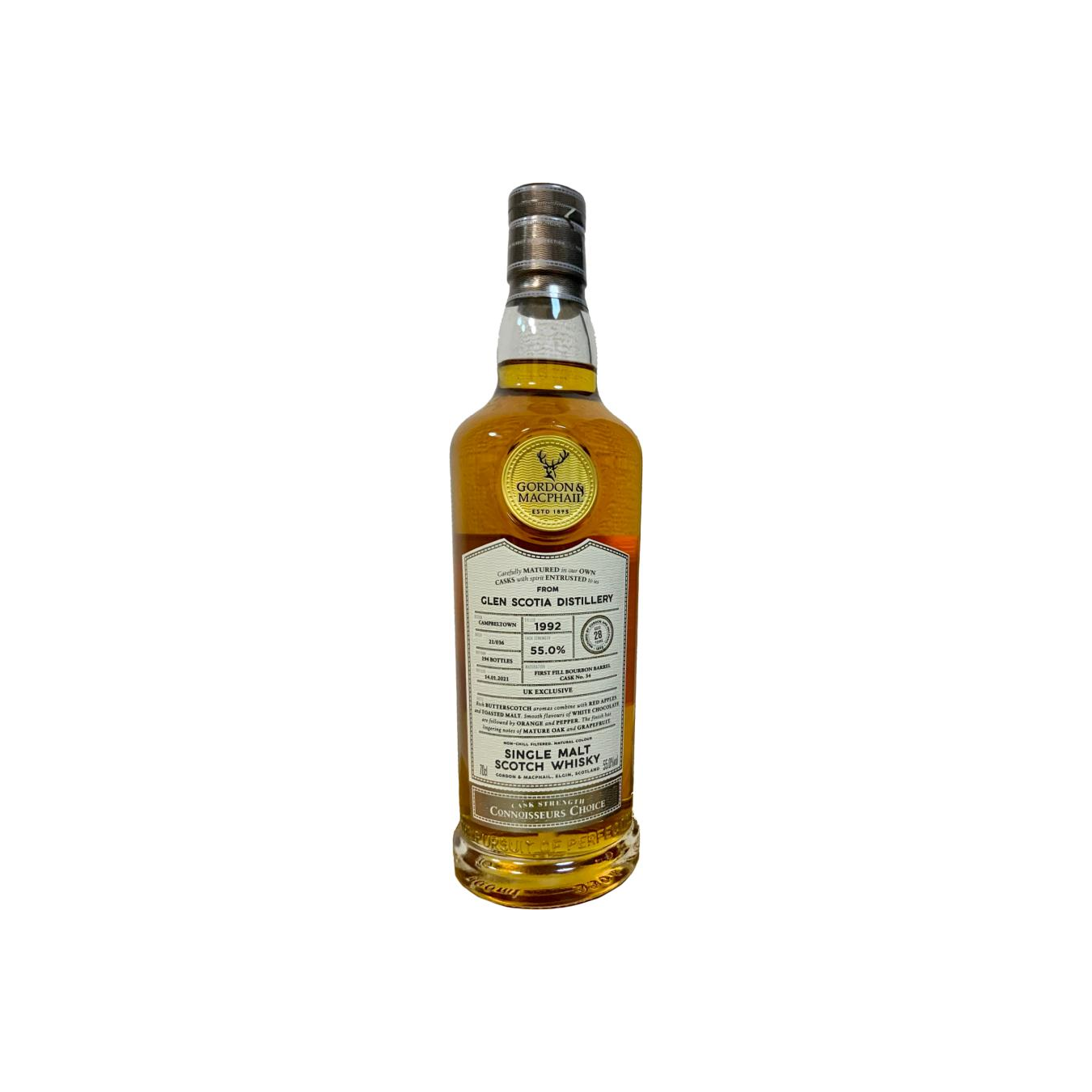 Glen Scotia Connoisseurs Choice - Cask Strength 1992 28 Years Single Malt Whisky