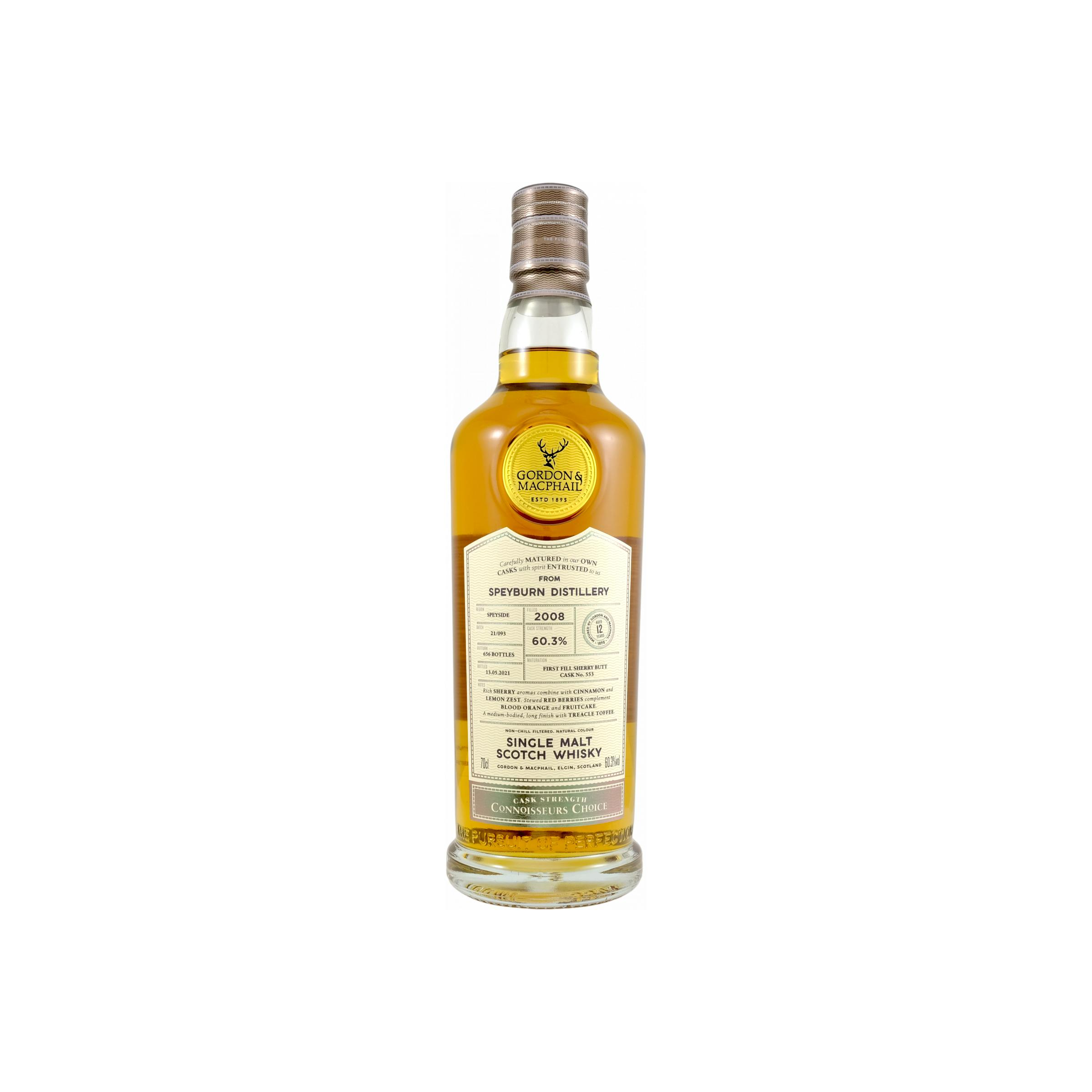 Speyburn Connoisseurs Choice - Cask Strength 2008 12 Years Single Malt Whisky