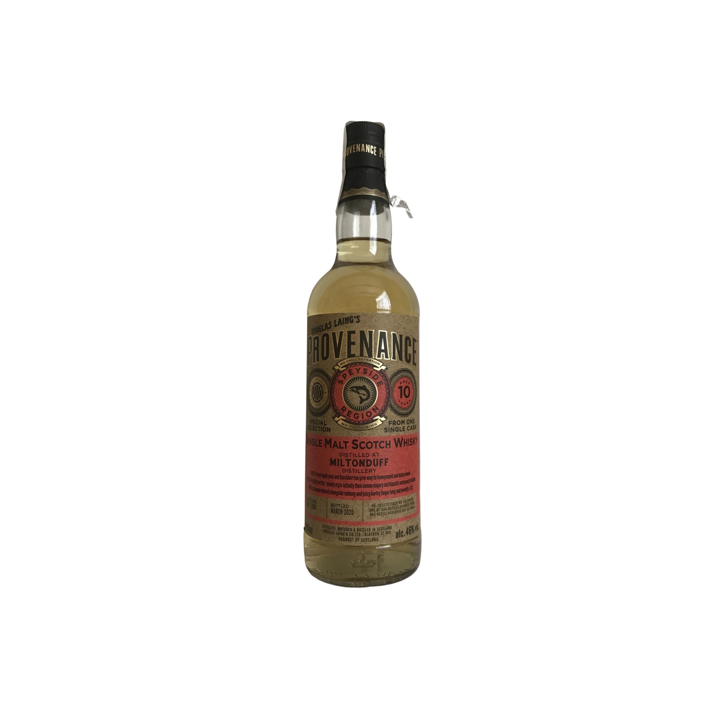 Miltonduff 2009 10 Years Single Malt Whisky