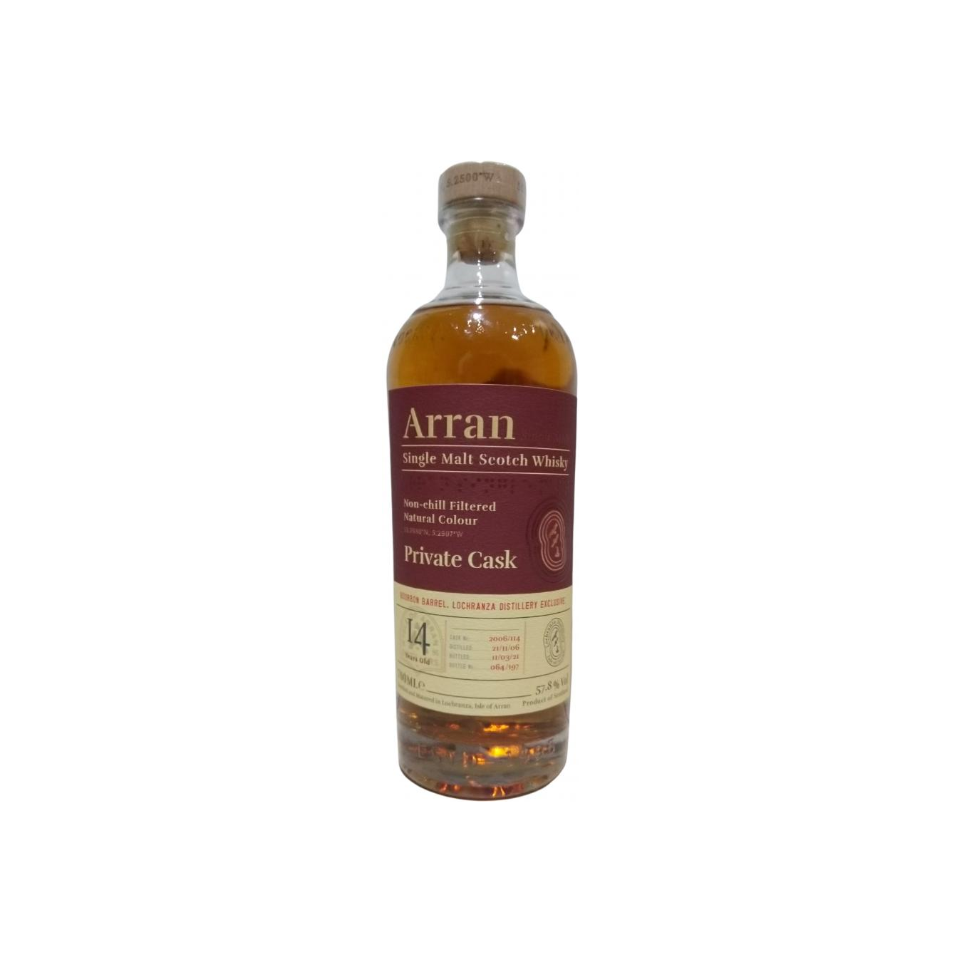 Arran Private Cask 2006 14 Years Single Malt Whisky
