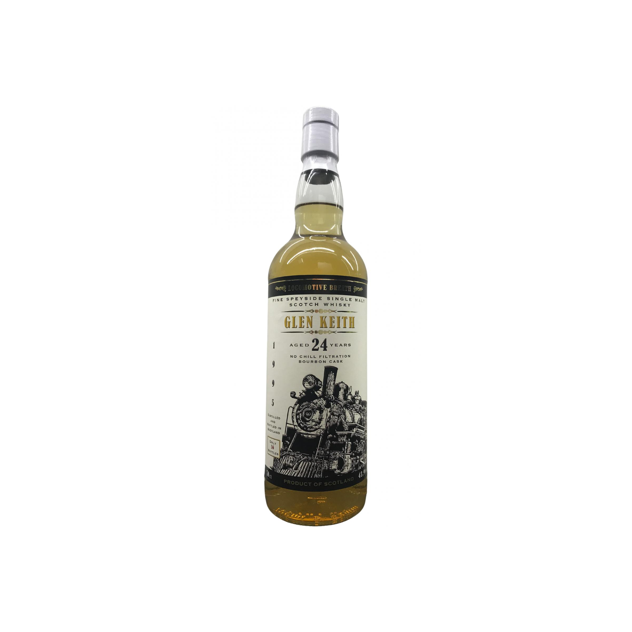 Glen Keith 1995 24 Years Single Malt Whisky