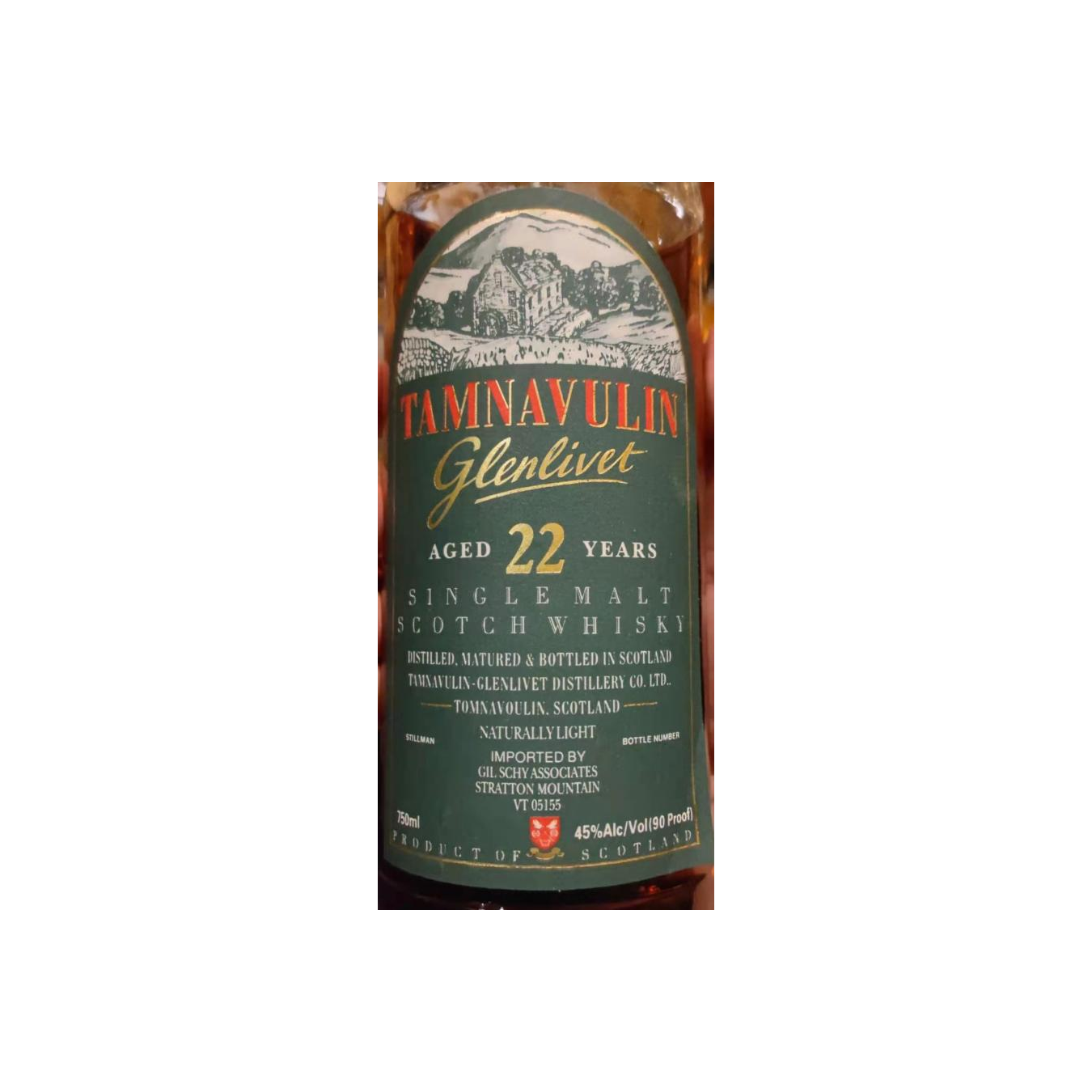 Tamnavulin 22 Years Single Malt Whisky