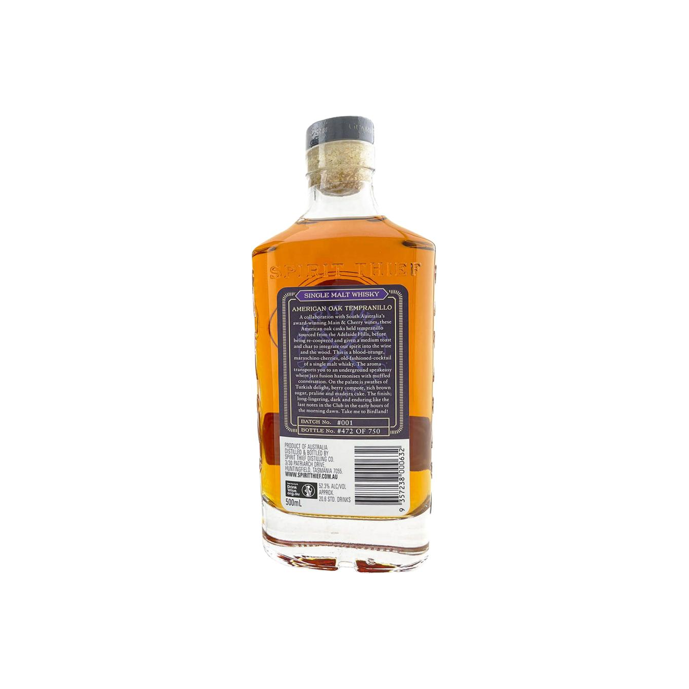 Spirit Thief American Oak Tempranillo SpTh 2