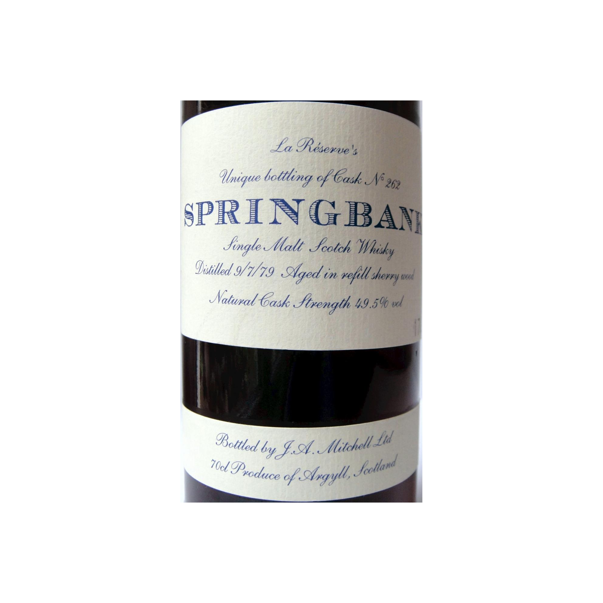 Springbank 1979 Single Malt Whisky 2