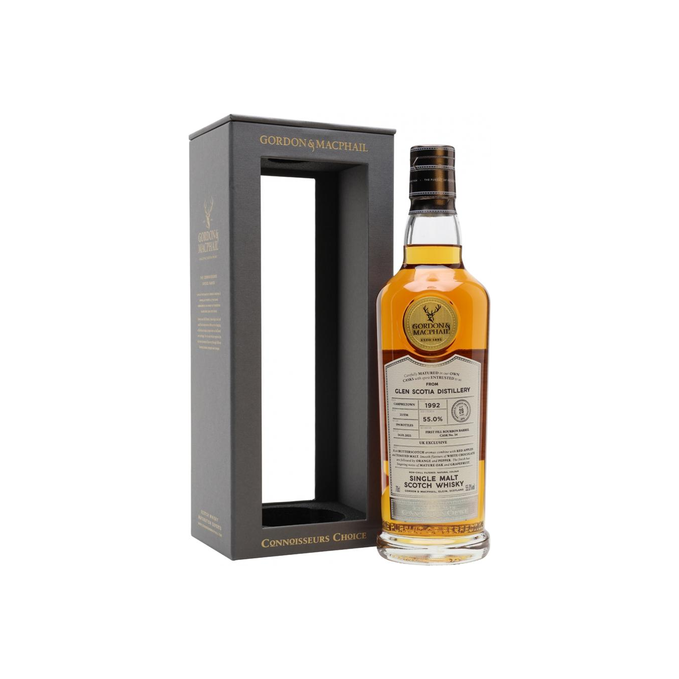 Glen Scotia Connoisseurs Choice - Cask Strength 1992 28 Years Single Malt Whisky 3