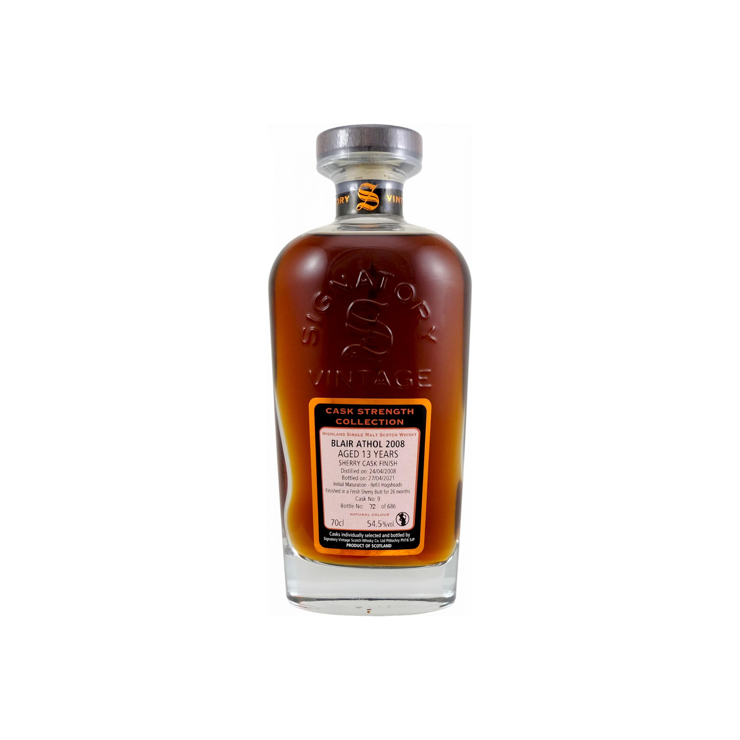 Blair Athol Cask Strength Collection 2008 13 Years Single Malt Whisky