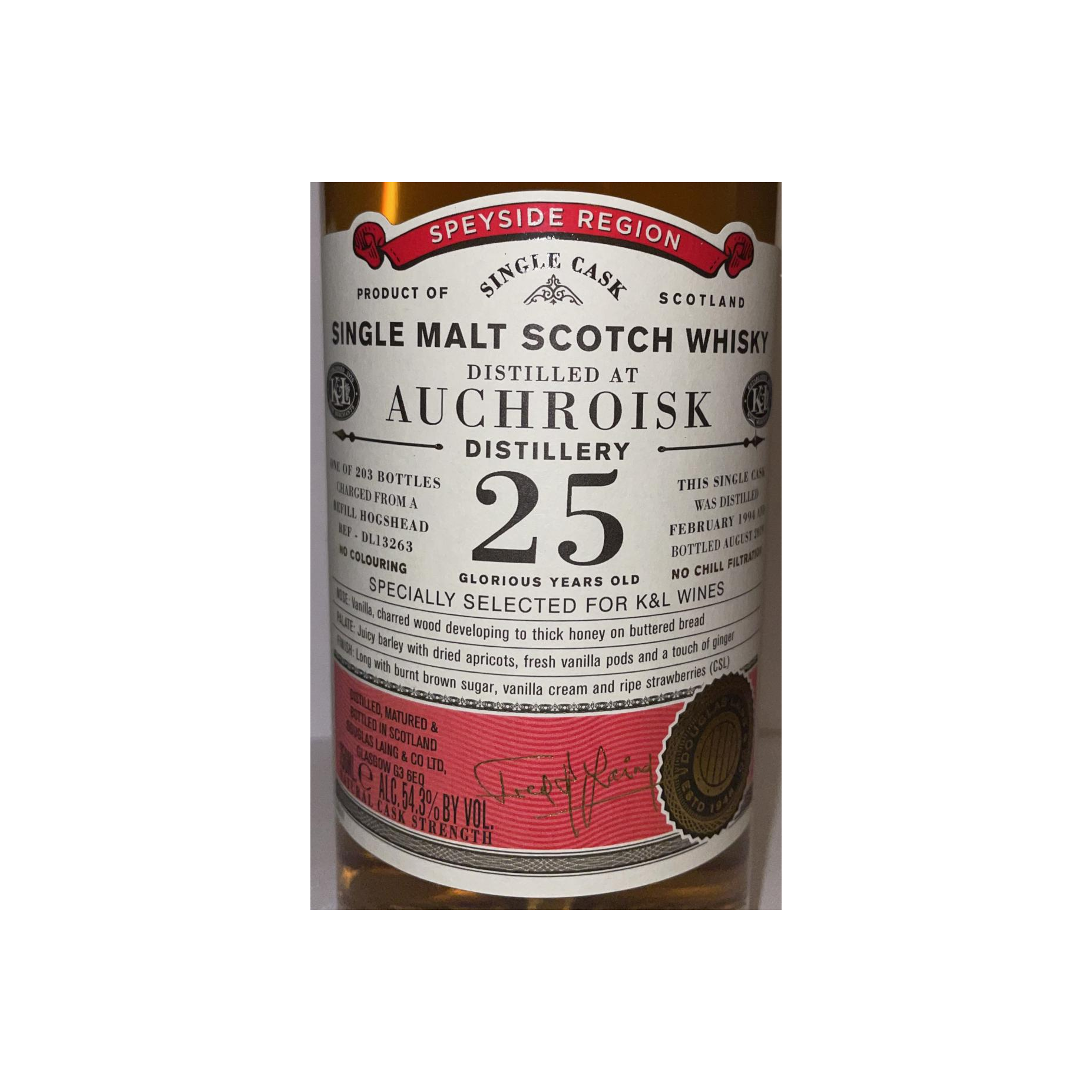 Auchroisk Old Particular 1994 25 Years Single Malt Whisky 3