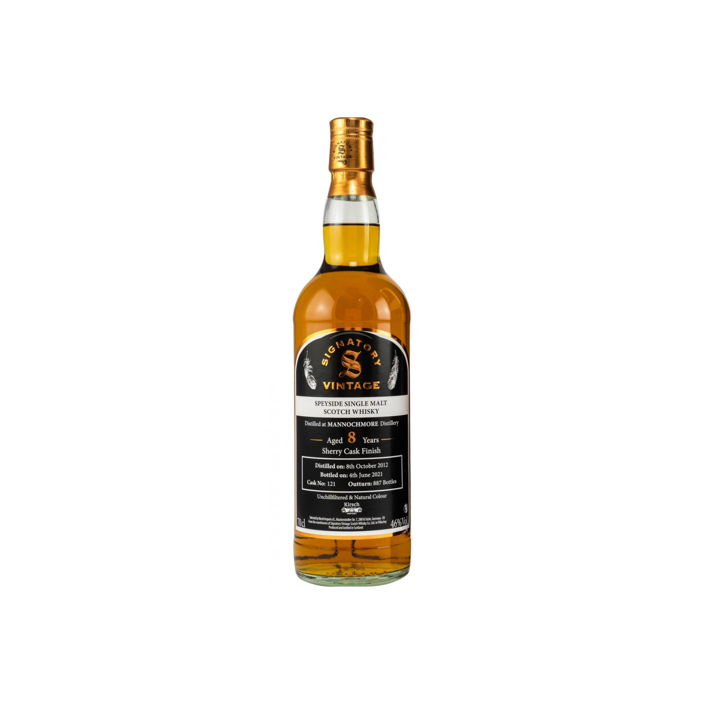 Mannochmore 2012 8 Years Single Malt Whisky