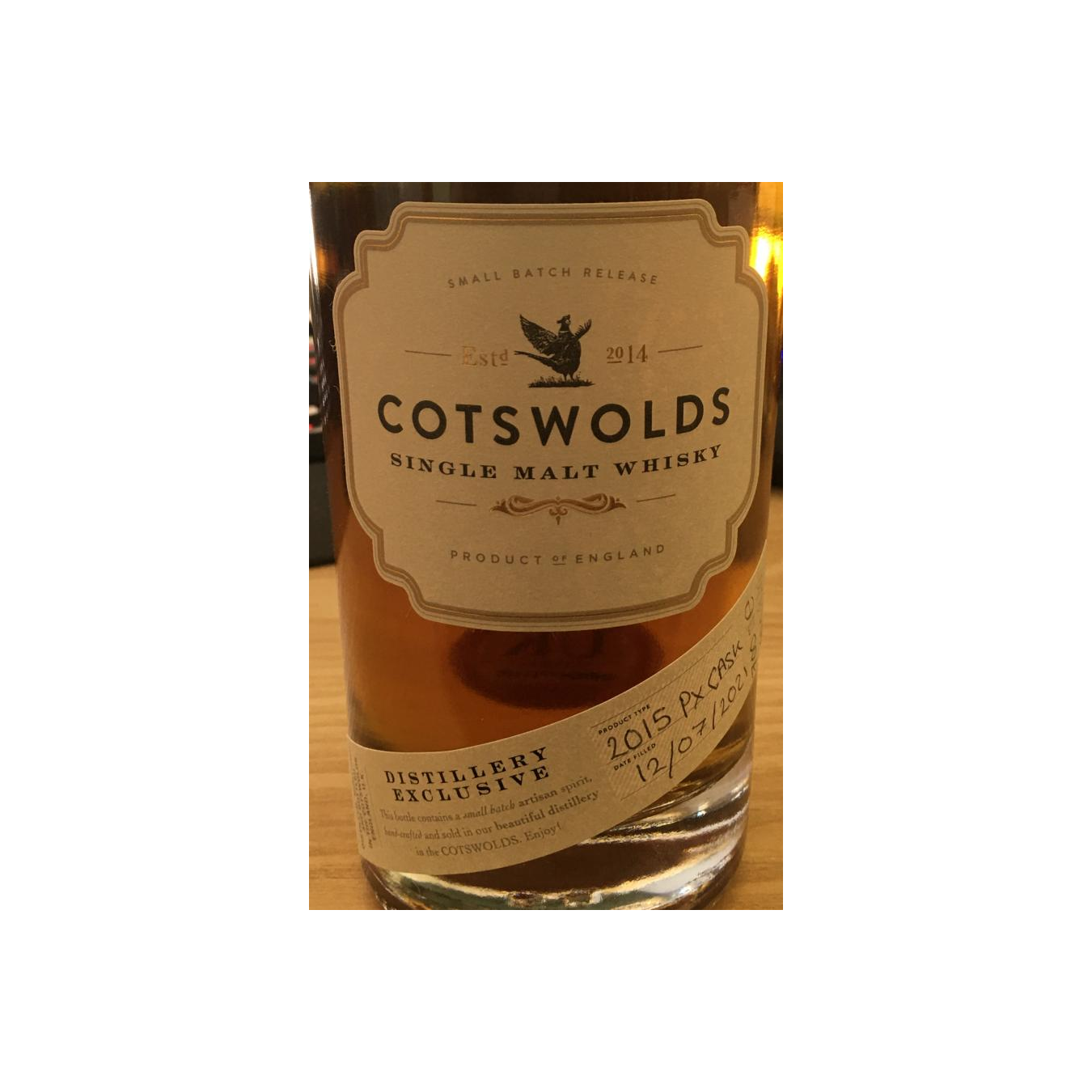 Cotswolds 2015 Single Malt Whisky 2