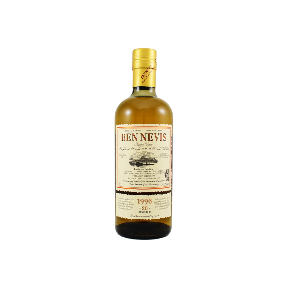 Ben Nevis 1996 20 Years Single Malt Whisky