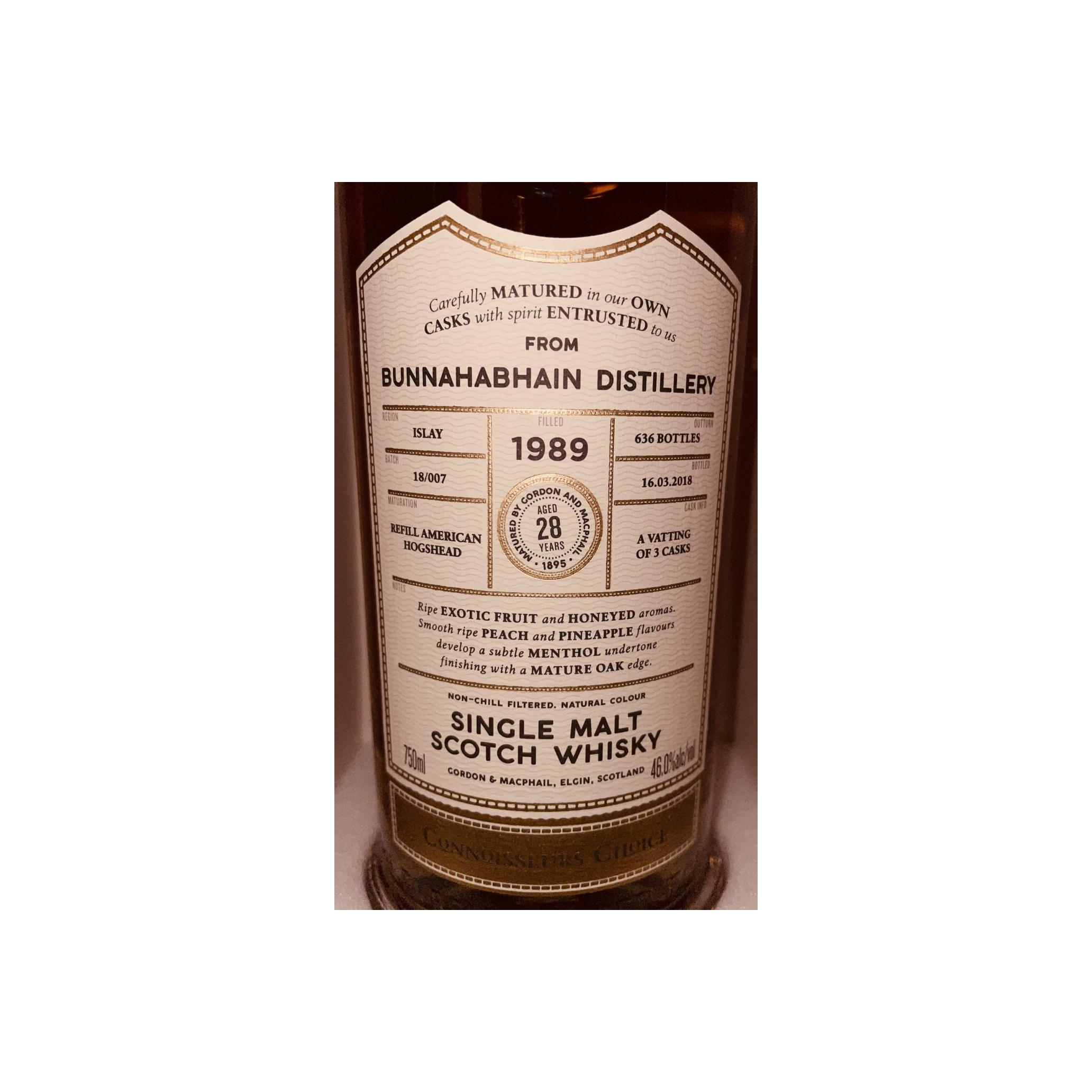 Bunnahabhain Connoisseurs Choice 1989 28 Years Single Malt Whisky 2