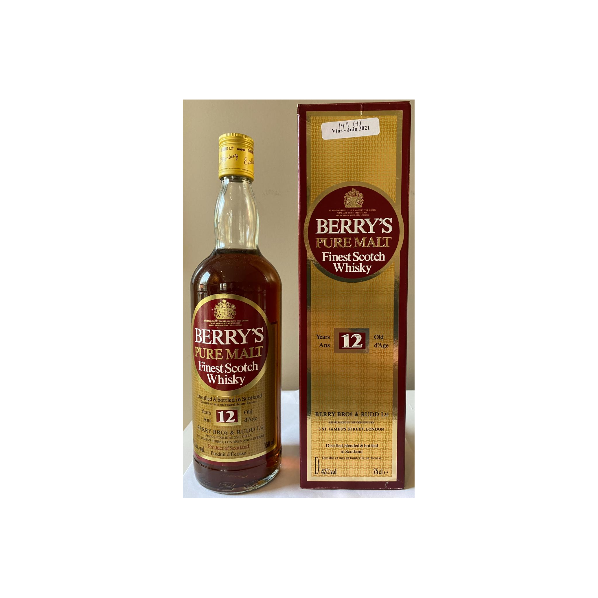 Berry's Pure Malt 12-year-old BR 2